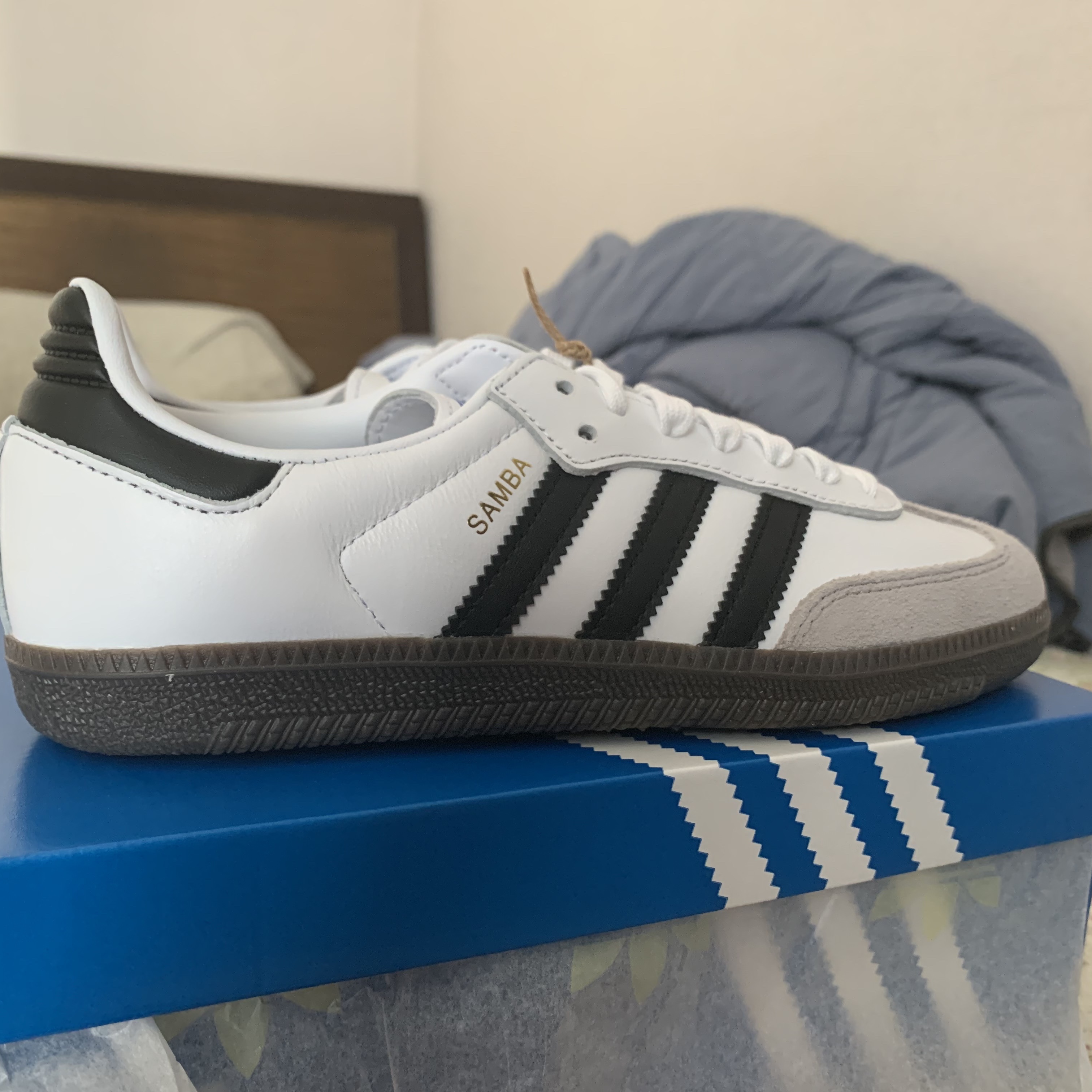Adidas Samba OG Cloud White 착용 스타일 - 3