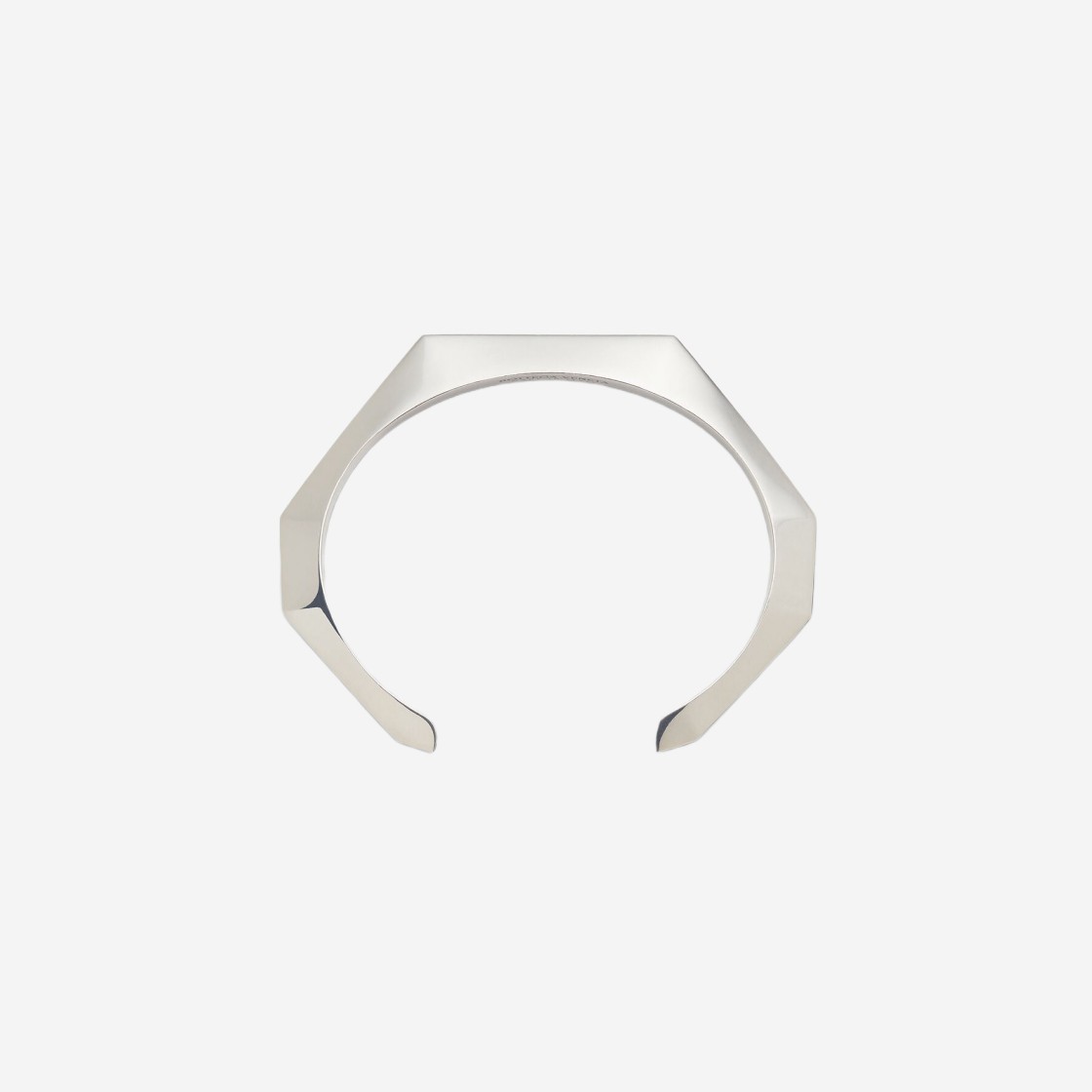 Bottega Veneta Facet Cuff Bracelet Silver 상세 이미지 1