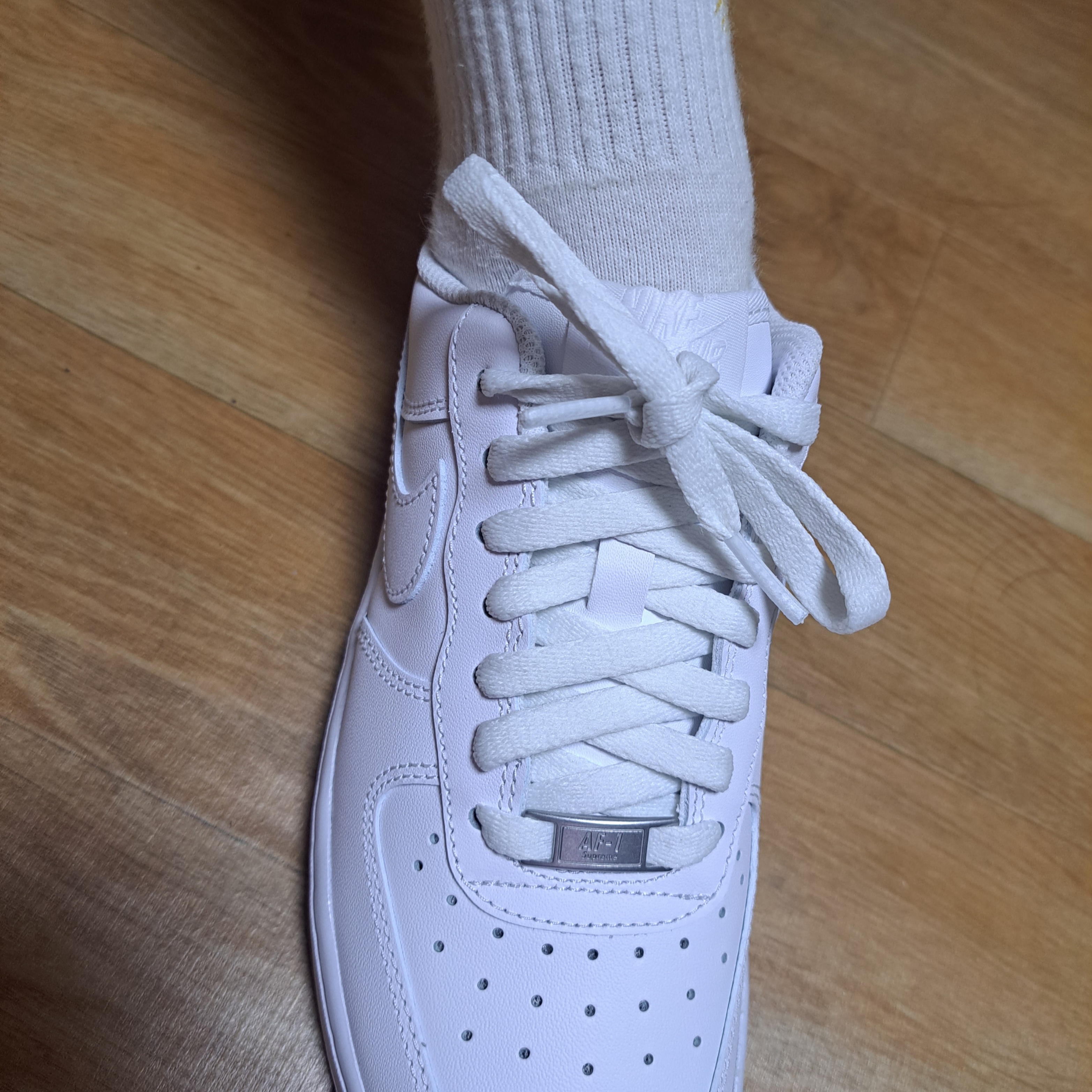 (W) Nike Air Force 1 '07 Low White 착용 스타일