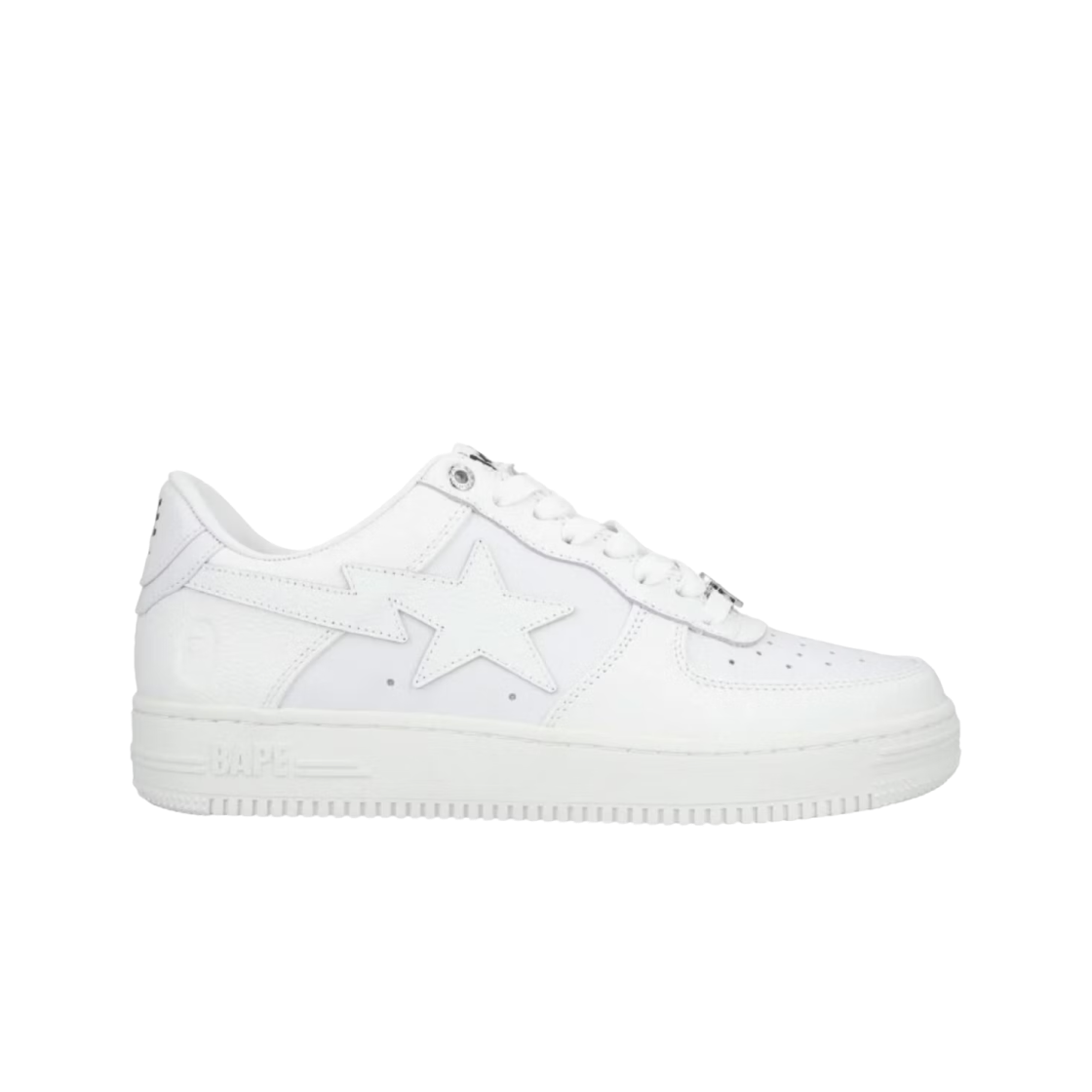 베이프 베이프 스타 로우 #6 트리플 화이트(BAPE Bape Sta Low #6 Triple White)