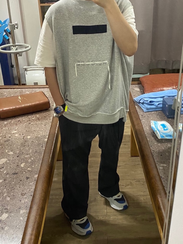Maison Mihara Yasuhiro x Nigel Cabourn FR Army Sneakers Navy 착용 스타일