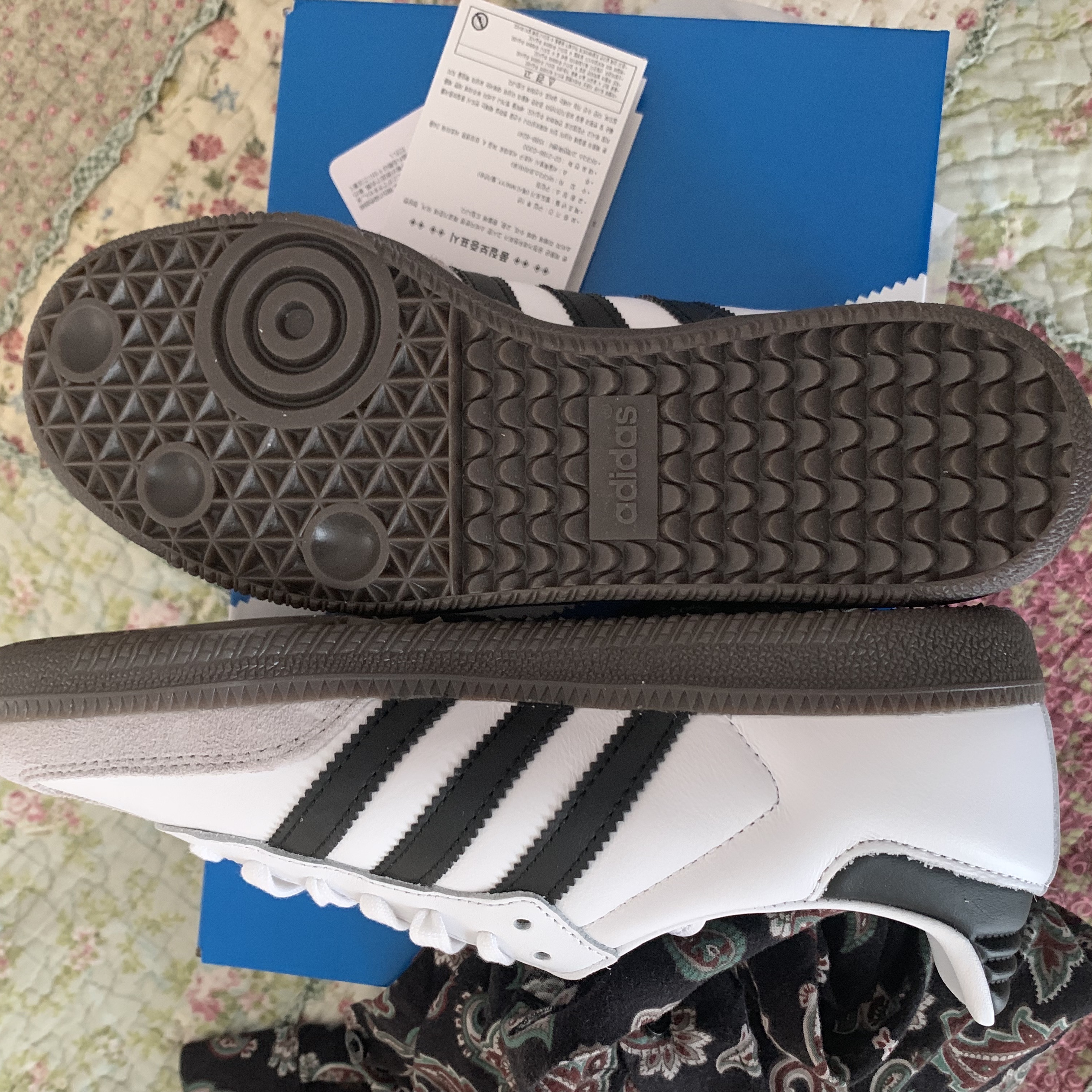 Adidas Samba OG Cloud White 착용 스타일 - 5
