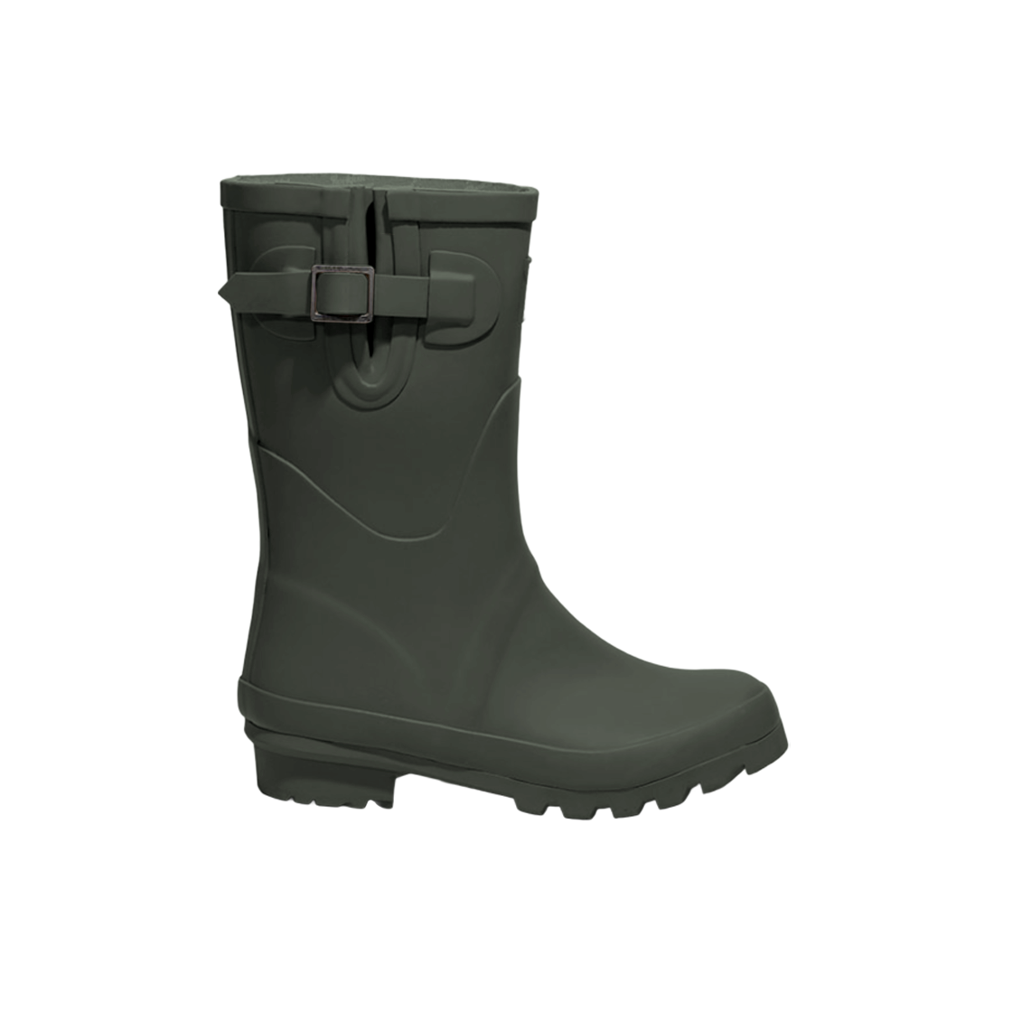 (W) 락피쉬웨더웨어 오리지널 쇼트 레인 부츠 카키((W) Rockfishweatherwear Original Short Rain Boots Khaki)