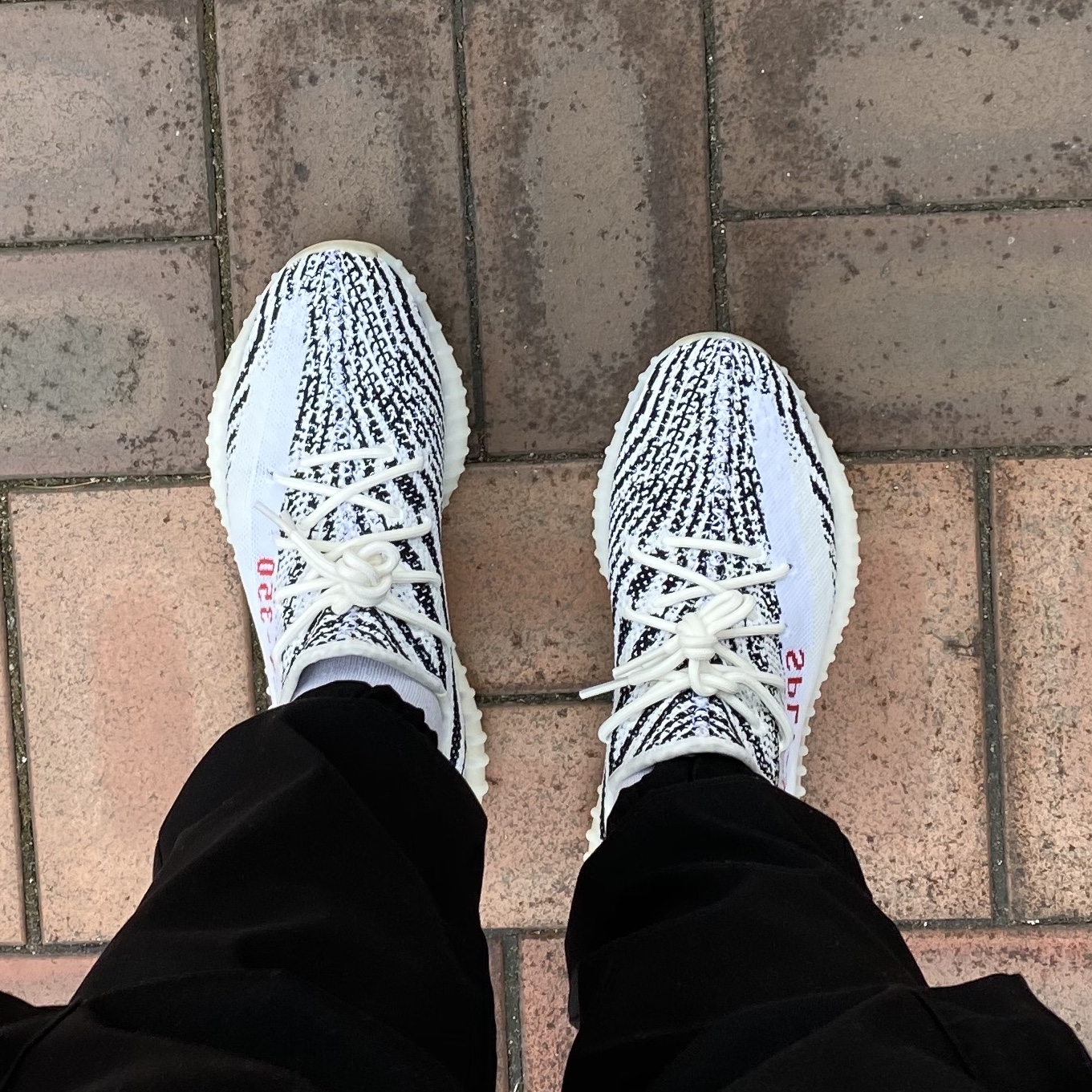 Adidas Yeezy Boost 350 V2 Zebra 2017/2019/2020 착용 스타일