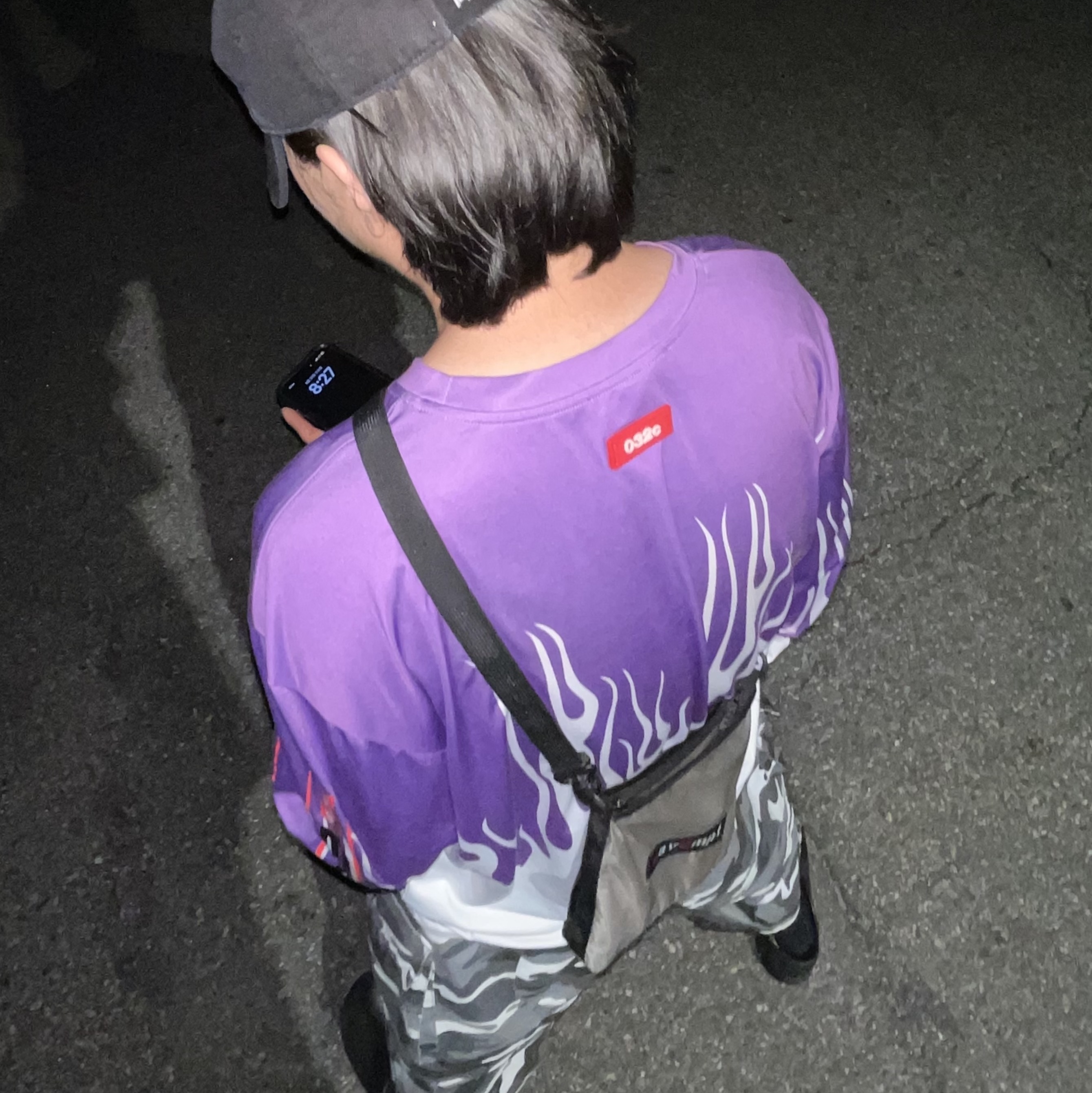 Project G/R Oversized Convertible Cargo Pants City Camo, Project G/R Distressed Filth Club Cap Washed Black 착용 스타일 - 4