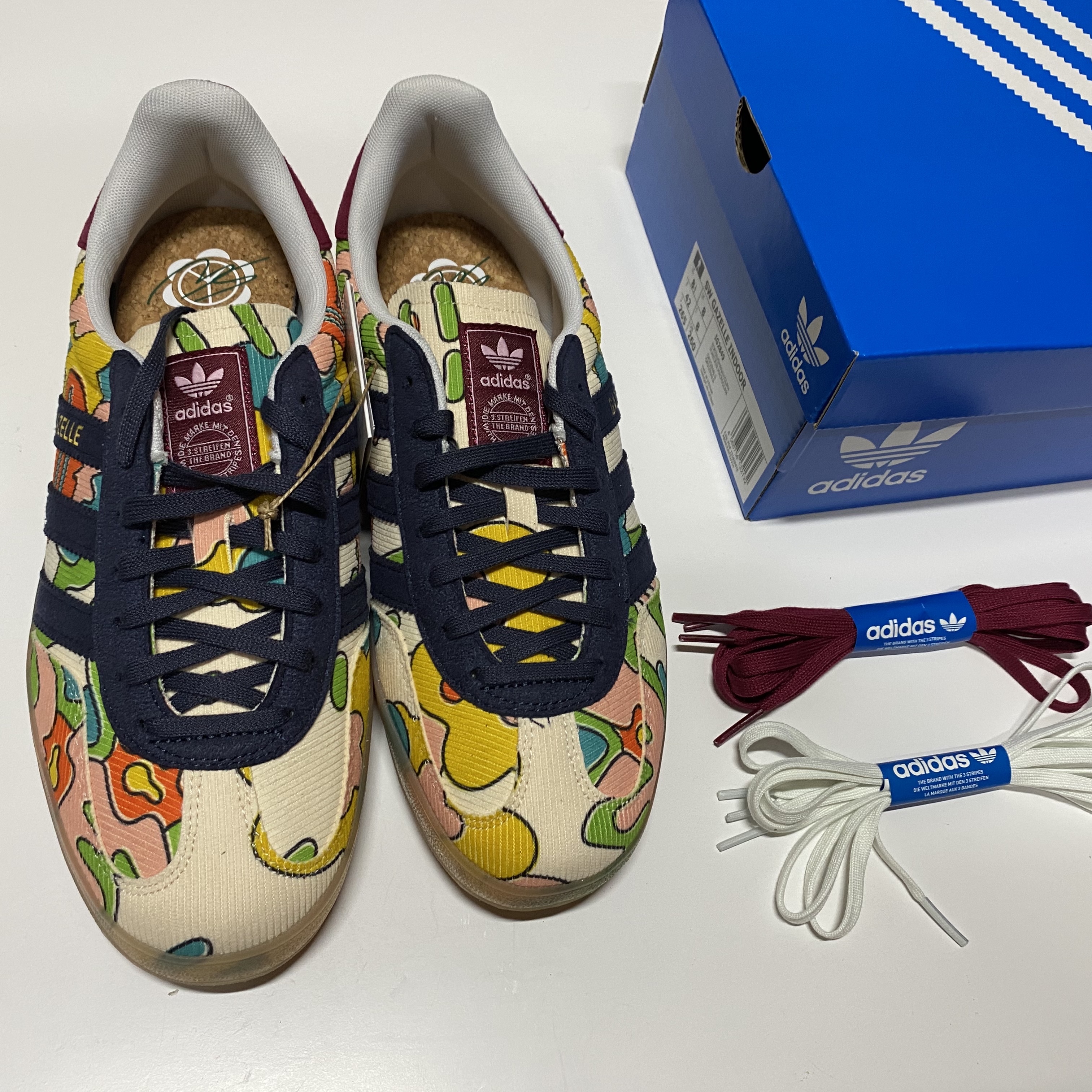 Adidas x Sean Wotherspoon Gazelle Indoor Ecru Tint 착용 스타일