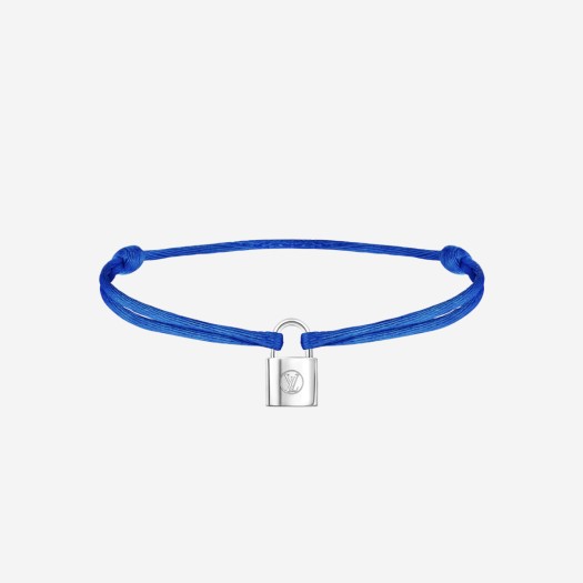 Louis Vuitton UNICEF X Virgil Abloh Lockit Bracelet Cord and Sterling  Silver Blue 7734628