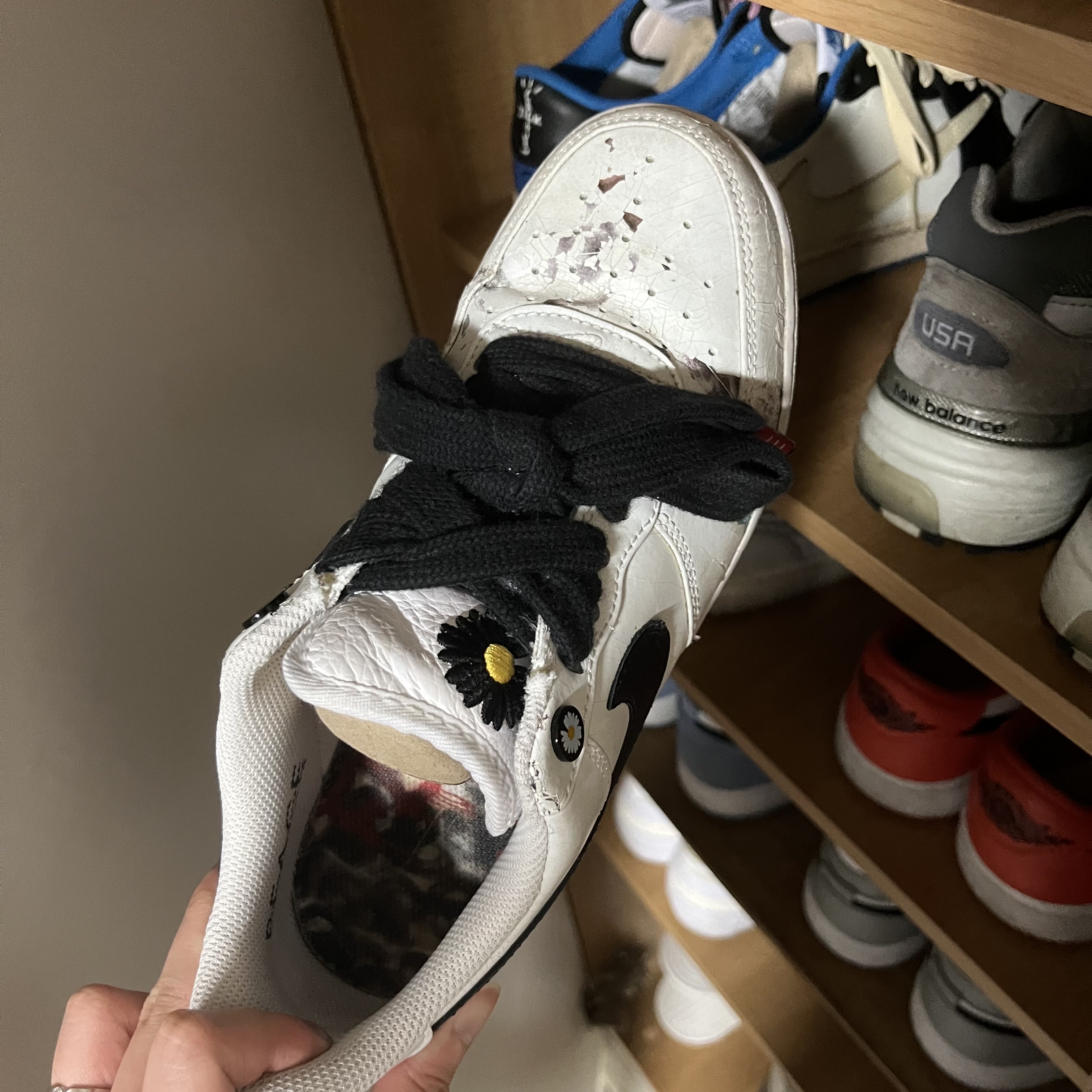 Jordan 1 Mid Light Smoke Grey, Nike x Peaceminusone Air Force 1 Low Para-Noise 2.0 착용 스타일