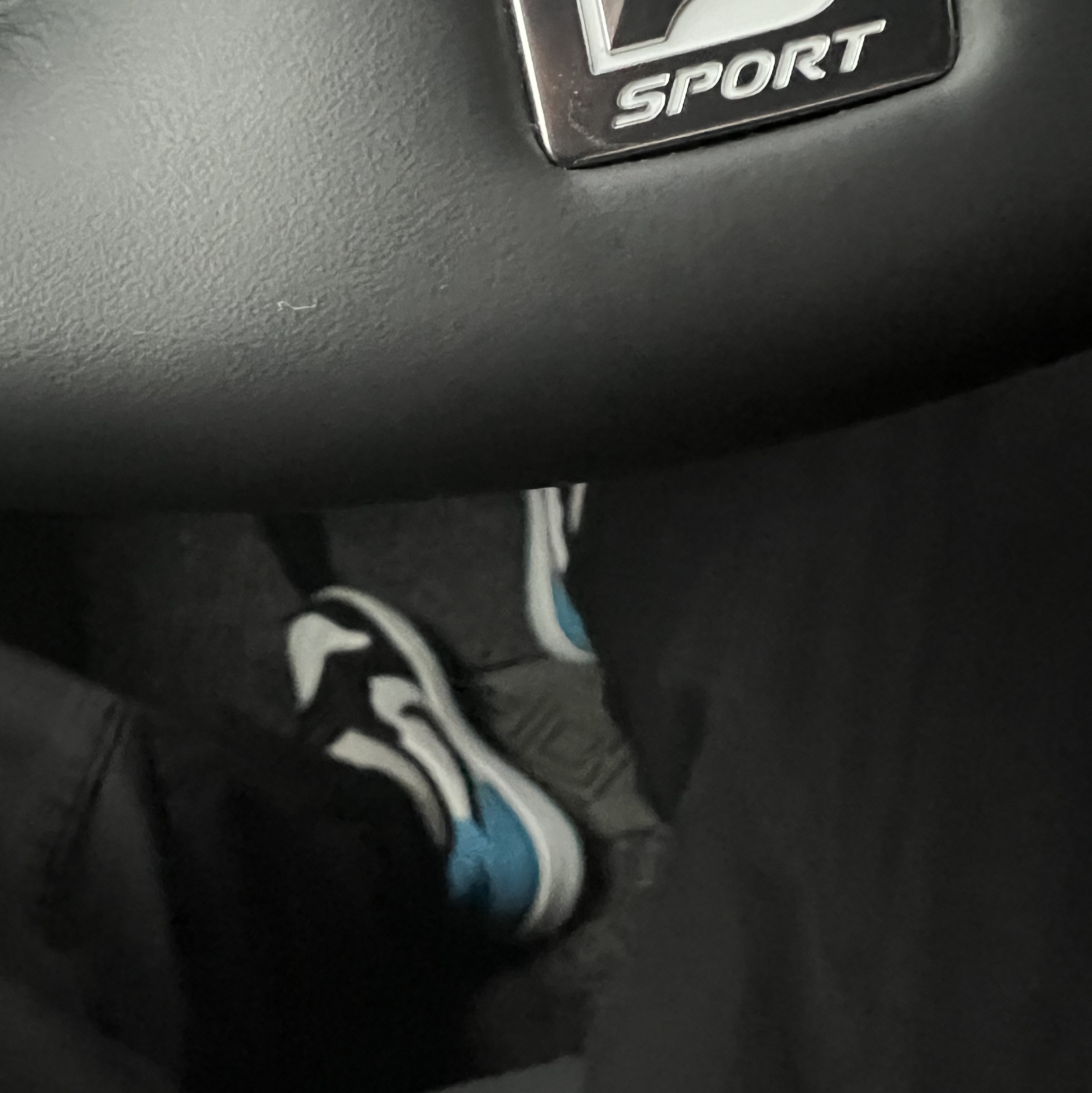 Jordan 1 Retro Low OG Black and Dark Powder Blue 착용 스타일