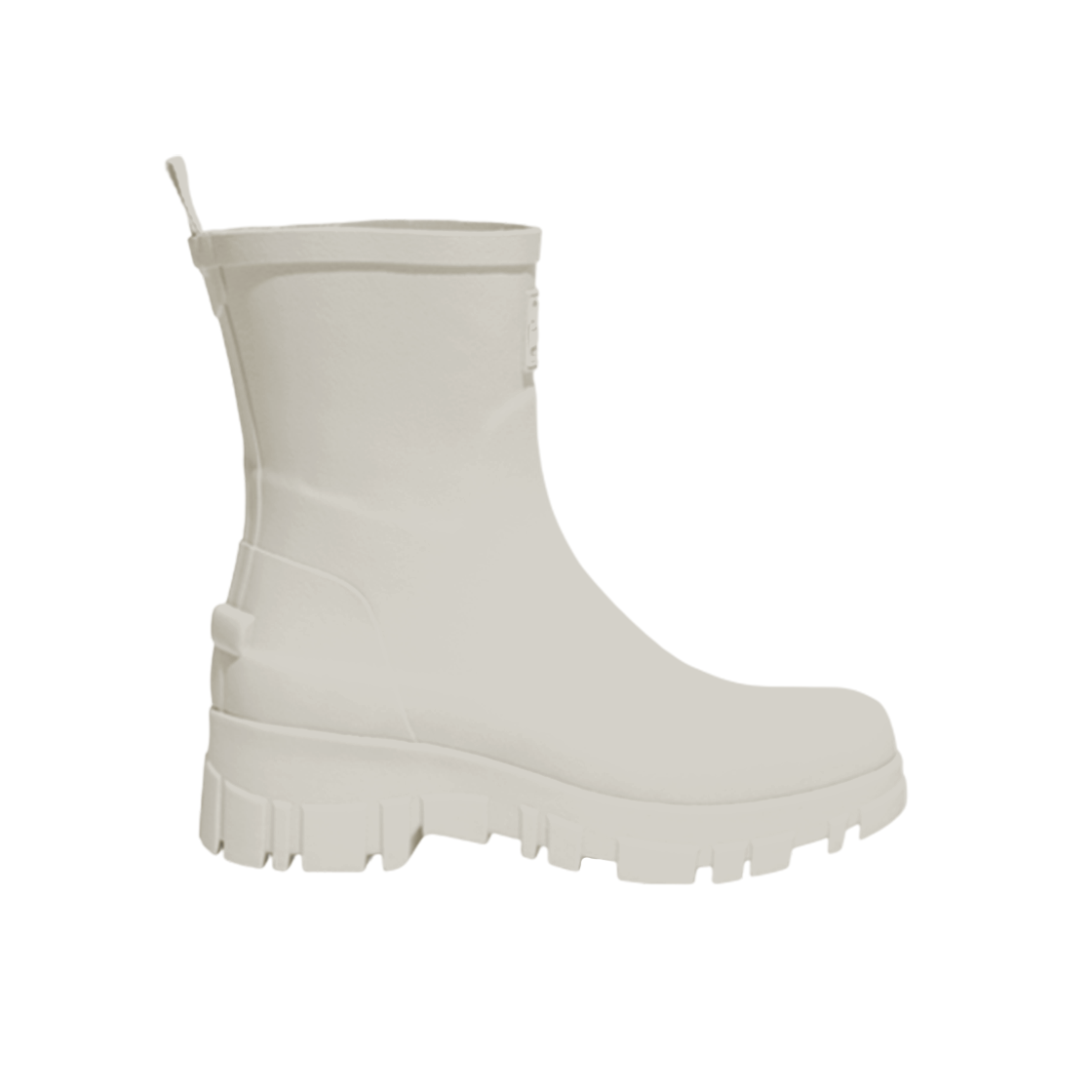 (W) 락피쉬웨더웨어 플랫폼 미들 레인 부츠 크림((W) Rockfishweatherwear Flatform Middle Rain Boots Cream)