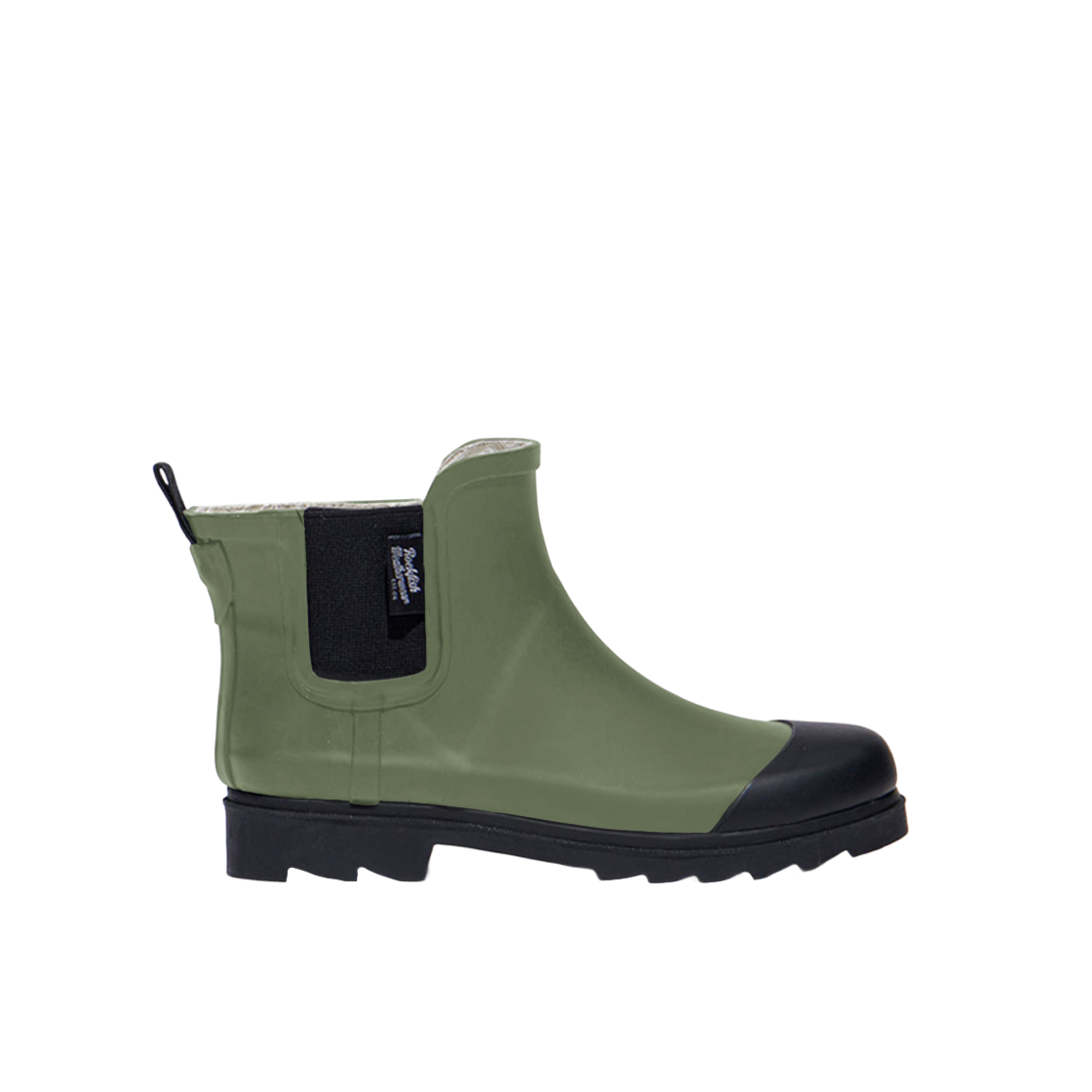 - (W) Rockfishweatherwear Tilda Chelsea Short Rain Boots Khaki