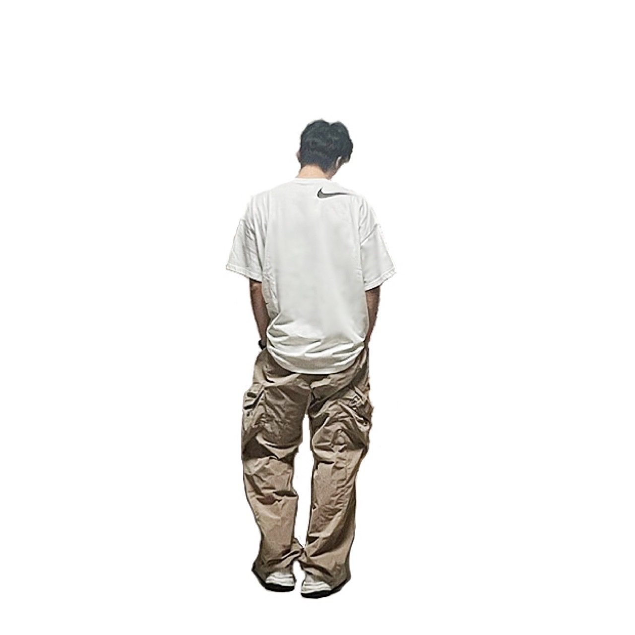 Nike x Matthew M Williams NRG SE S/S T-Shirt White, Nike x Off-White NRG Track Suit Khaki - Asia 착용 스타일
