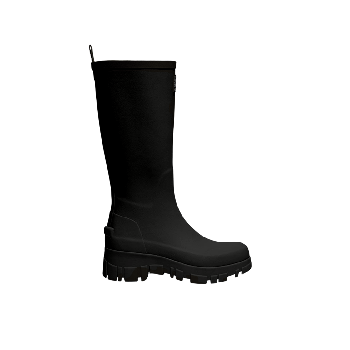 RF1SHBD1RB012 (W) Rockfishweatherwear Flatform Long Rain Boots Black - 대표 이미지 #1