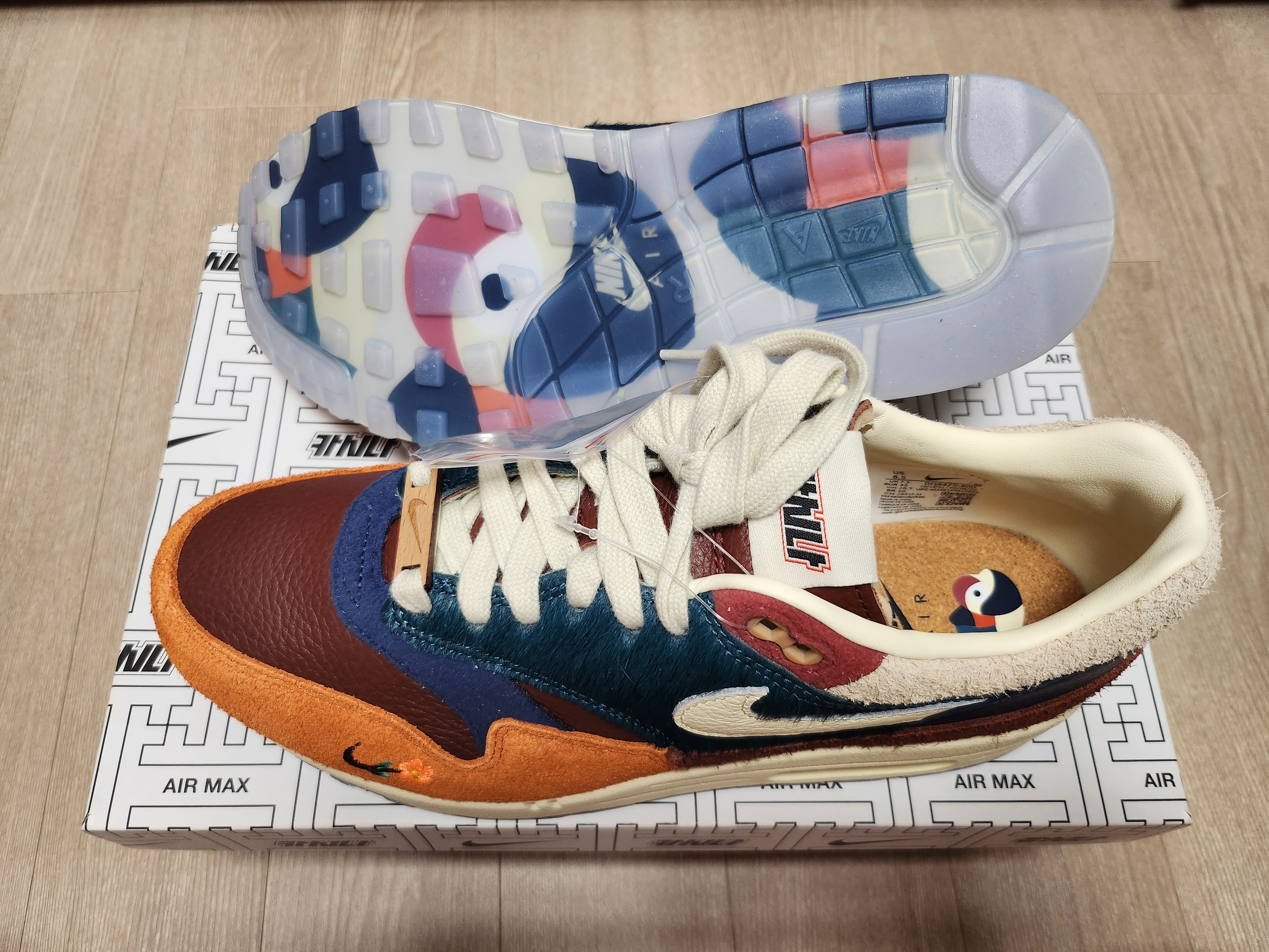 Nike x Kasina Air Max 1 SP Won-Ang Orange 착용 스타일 - 2