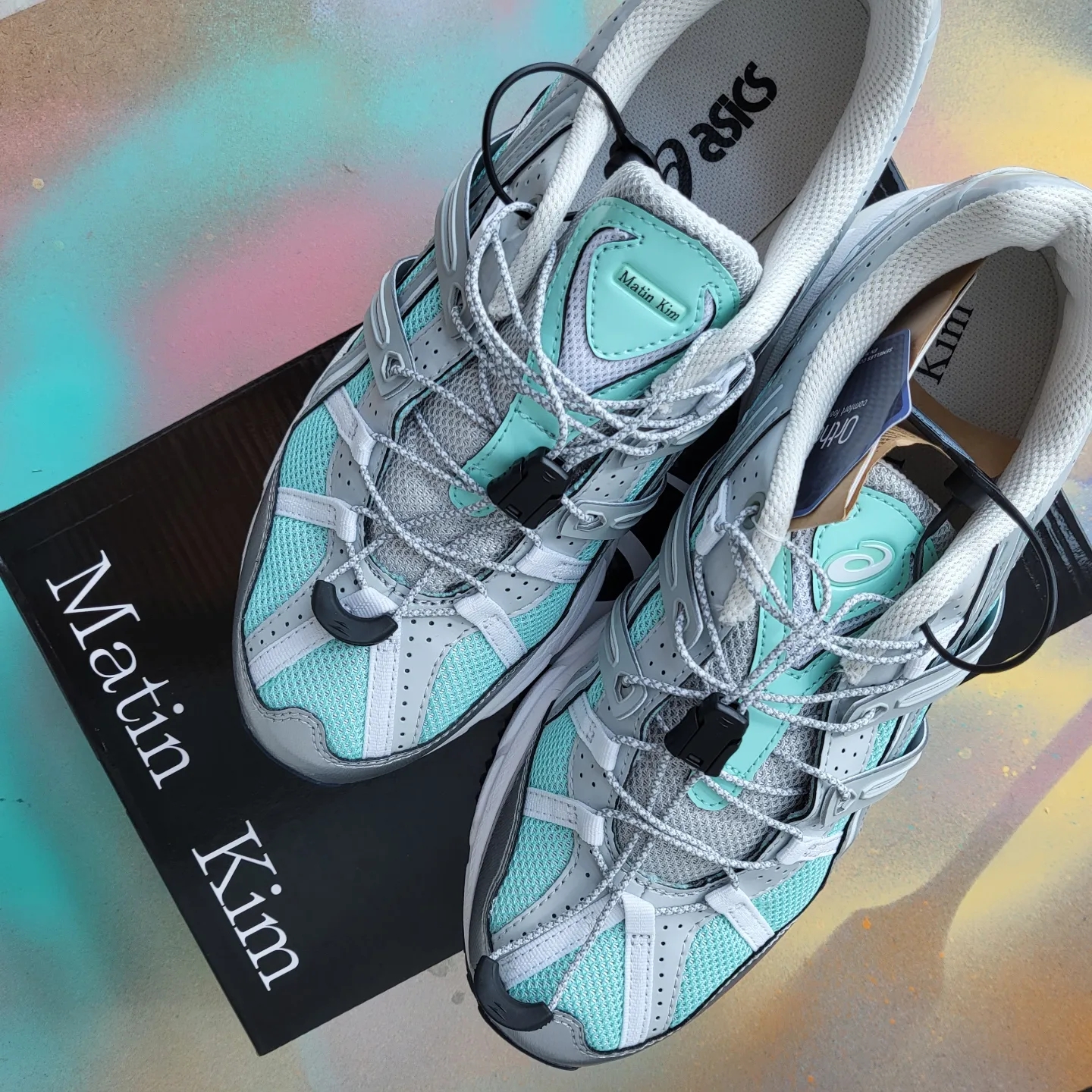 (W) Asics x Matin Kim Gel-Sonoma 15-50 Oasis Green Pure Silver 착용 스타일