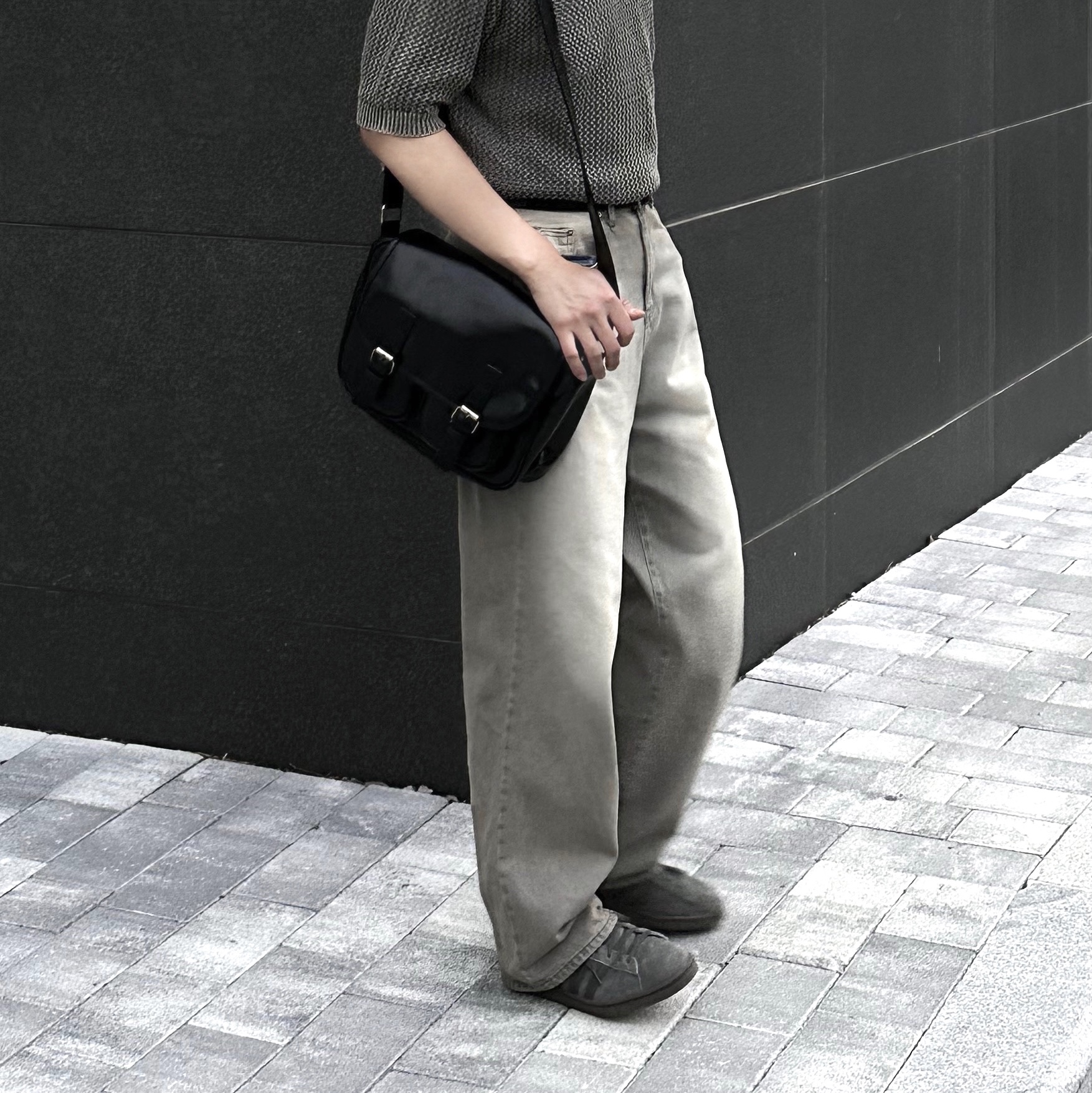 Adidas Campus 80s Utility Grey 착용 스타일 - 4