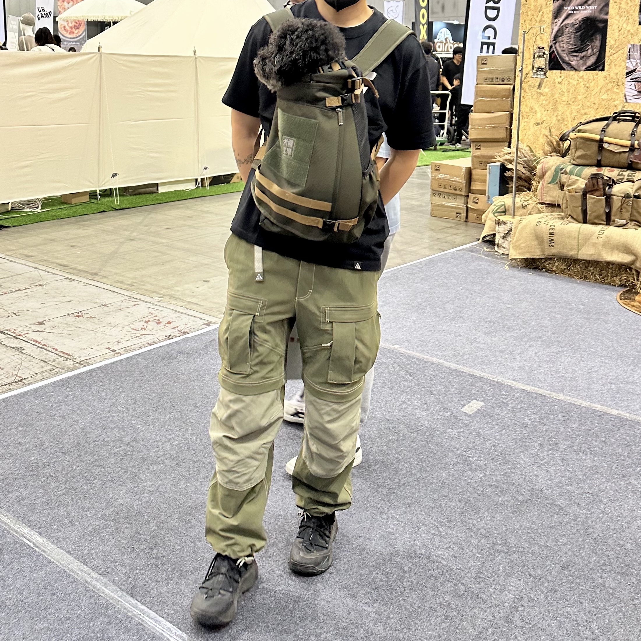 Nike ACG Smith Summit Cargo Pants Medium Olive - Asia, Nike ACG Terra Antarktik Gore-Tex Anthracite 착용 스타일 - 1