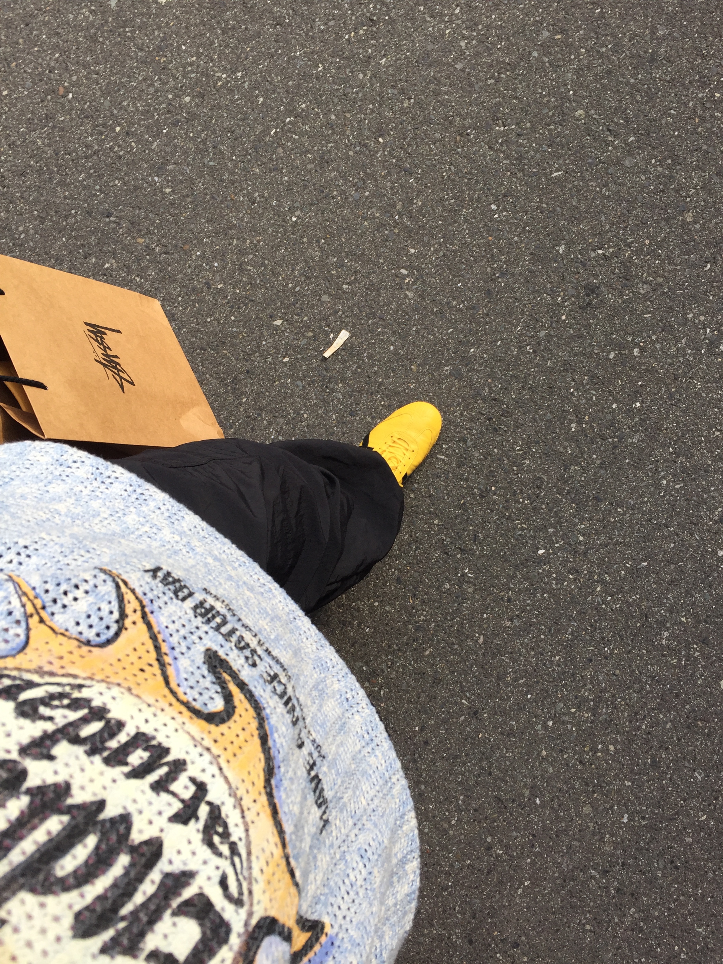 Onitsuka Tiger Mexico 66 SD Yellow Black, Onitsuka Tiger Mexico 66 Slip-On Yellow Black 착용 스타일 - 3