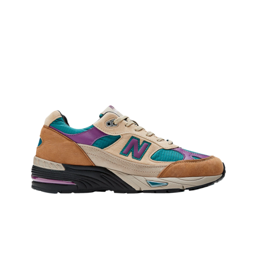(W) New Balance x Palace 991 Made in UK Taos Taupe Grape Juice