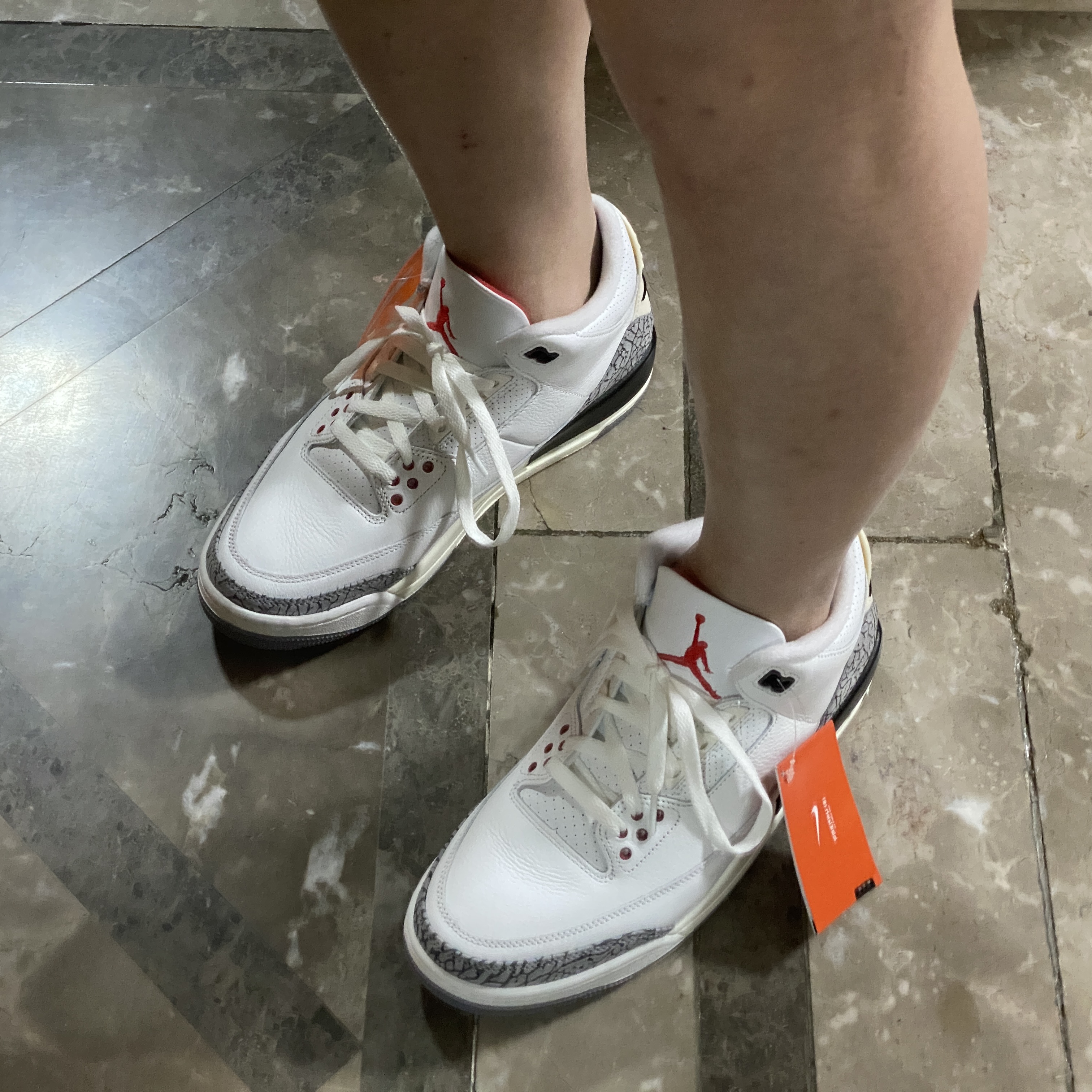 Jordan 3 Retro White Cement Reimagined 착용 스타일