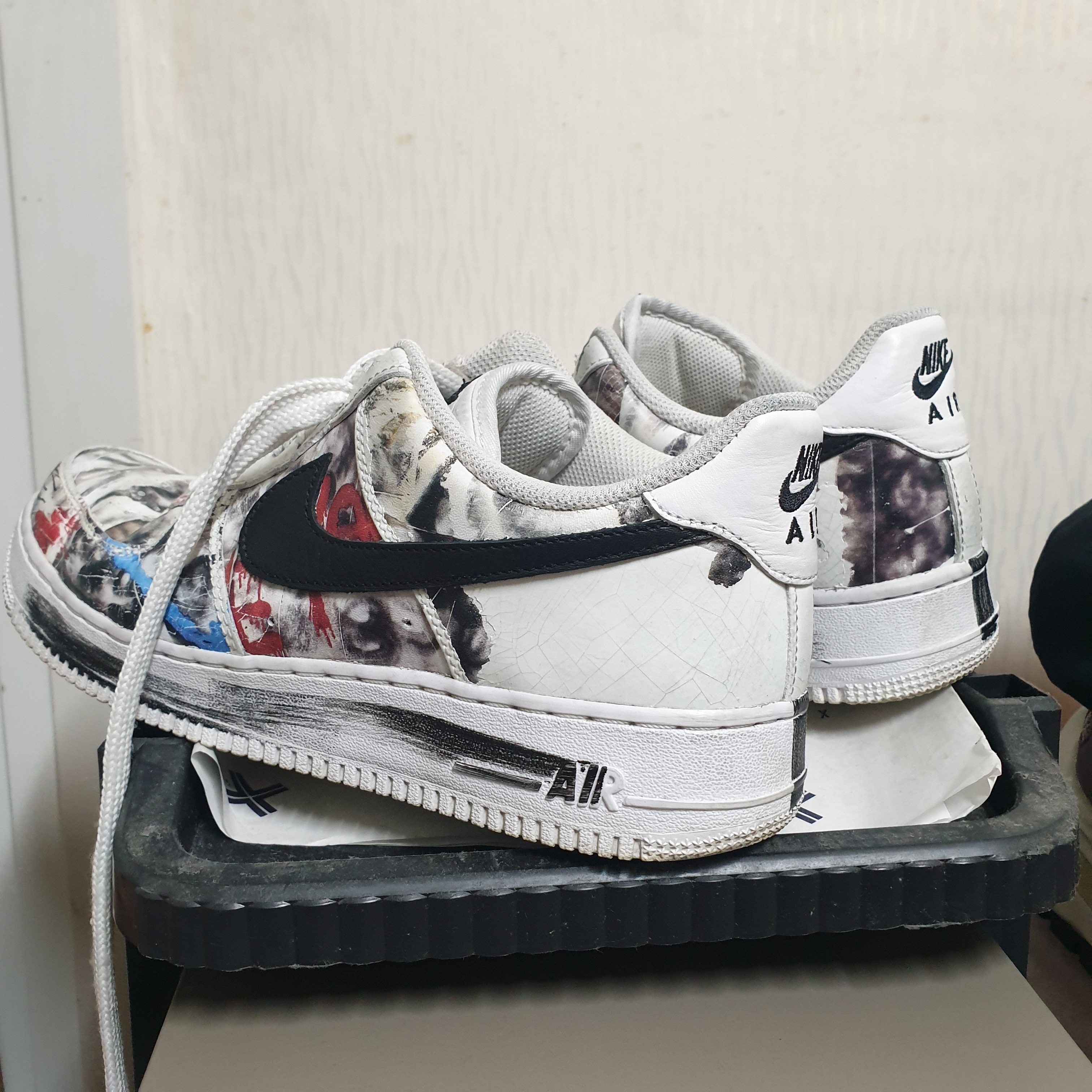Nike x Peaceminusone Air Force 1 Low Para-Noise 2.0 착용 스타일