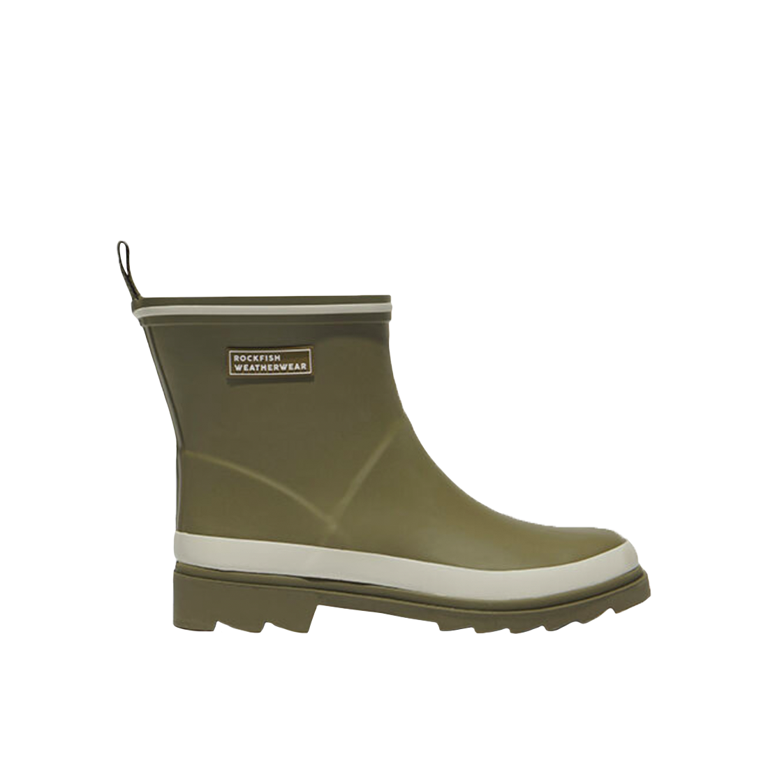 (W) 락피쉬웨더웨어 로웬 쇼트 레인 부츠 올리브((W) Rockfishweatherwear Lowen Short Rain Boots Olive) - 1
