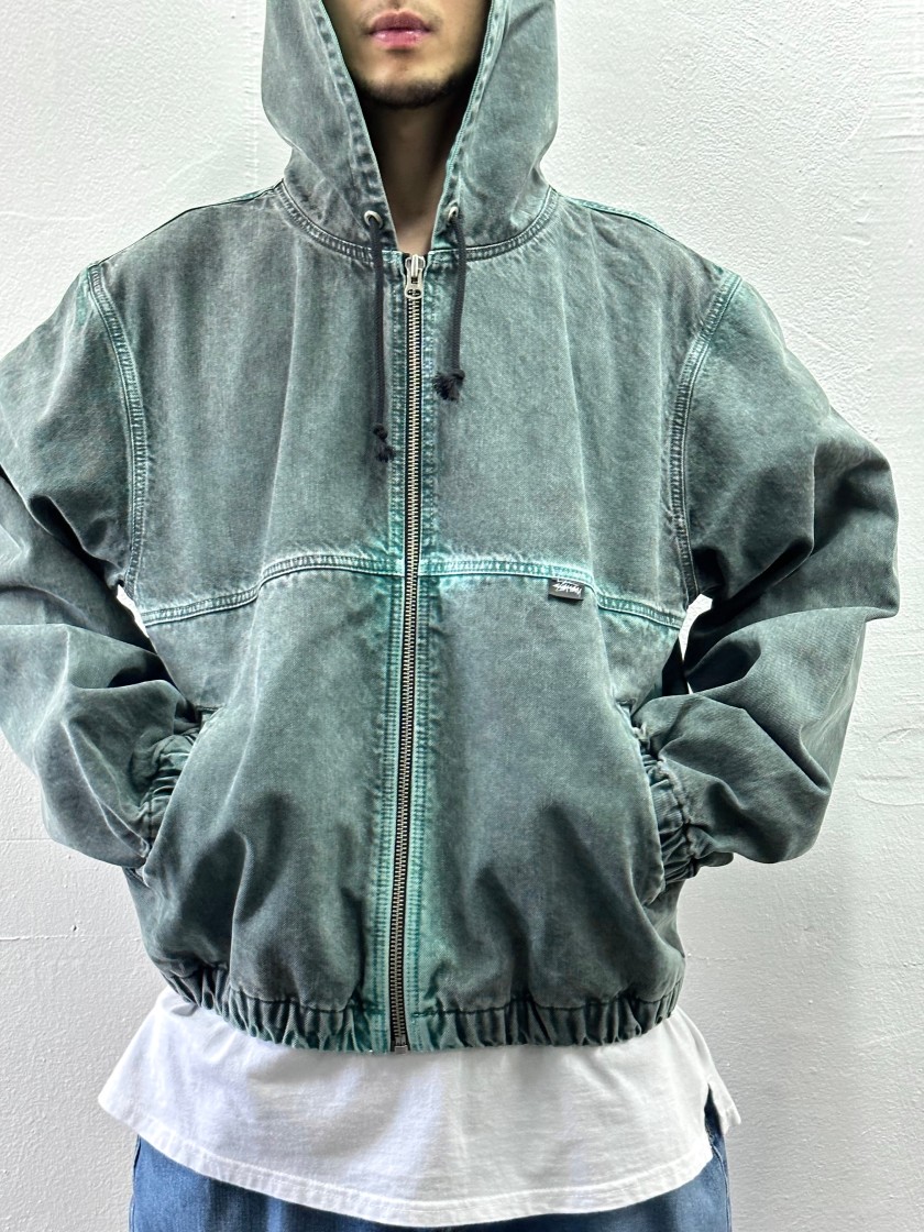 代引可 HOODED JACKET - 【希少】SPRAY 希少】SPRAY DYE HOODED DYE