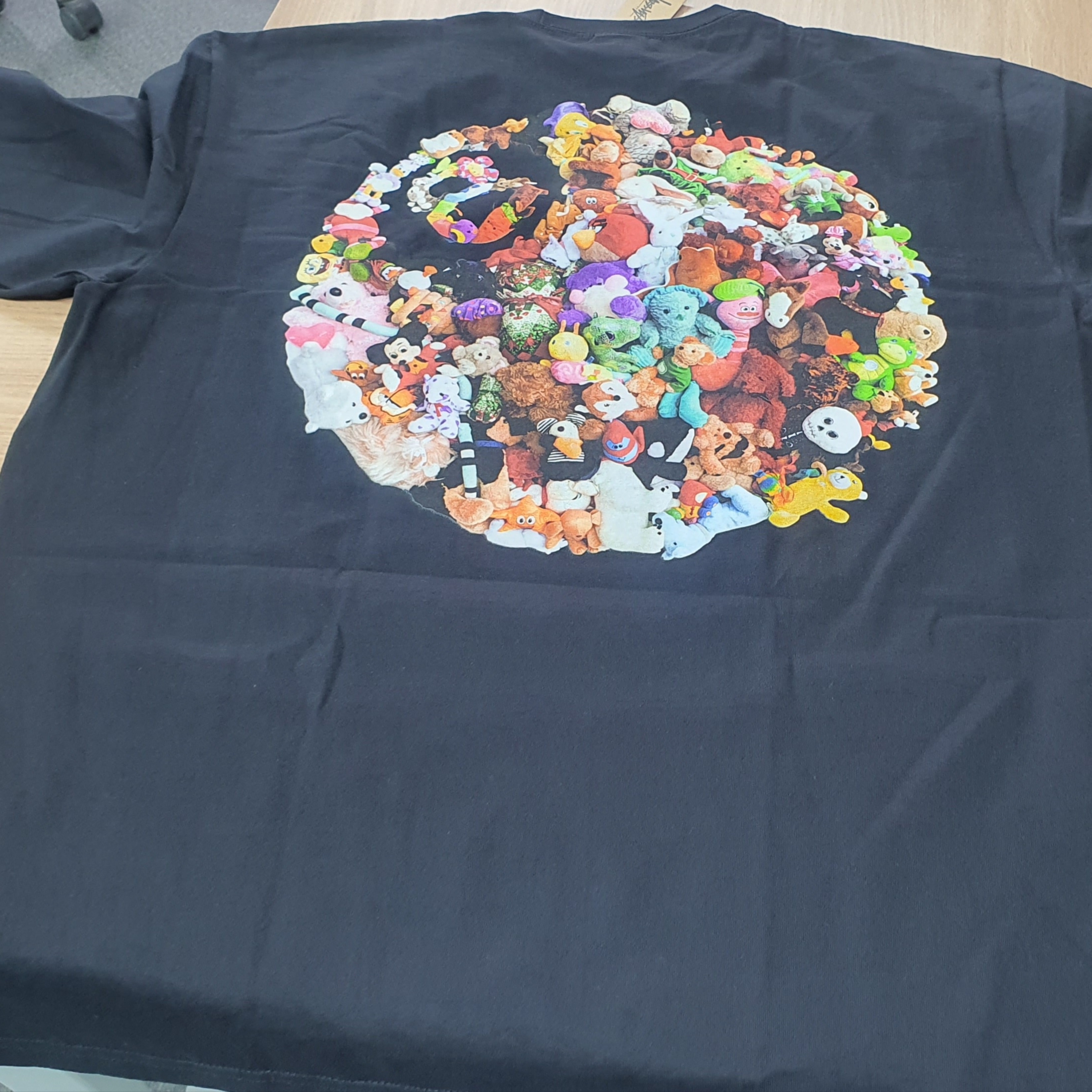 Stussy Plush T-Shirt Black 착용 스타일 - 2
