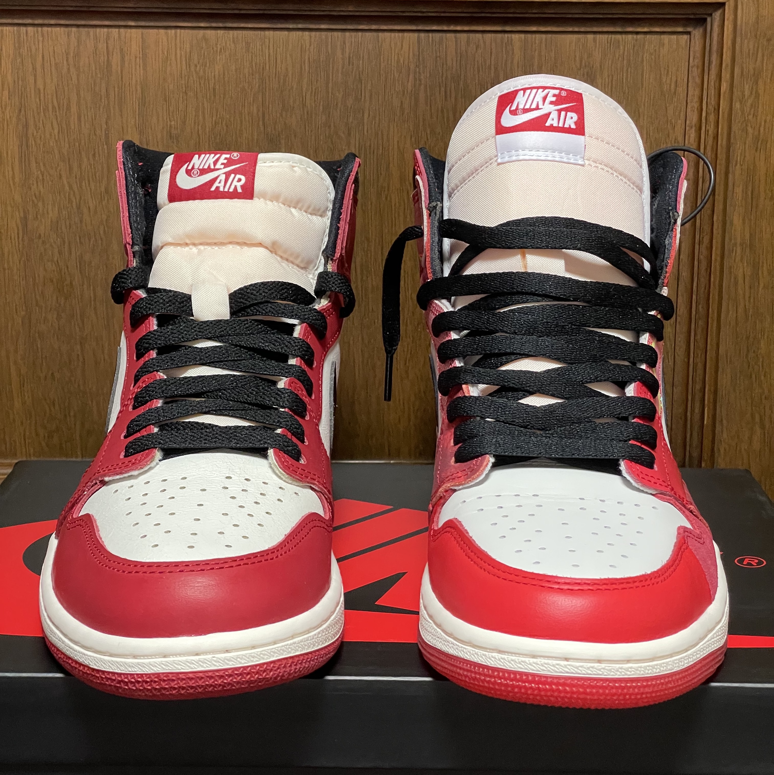 Jordan 1 Retro High Spider-Man Next Chapter, Jordan 1 Retro High OG Chicago 2022 착용 스타일 - 2