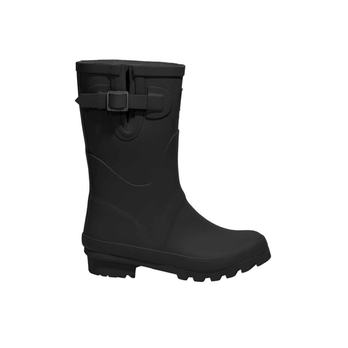 (W) 락피쉬웨더웨어 오리지널 쇼트 레인 부츠 블랙((W) Rockfishweatherwear Original Short Rain Boots Black)