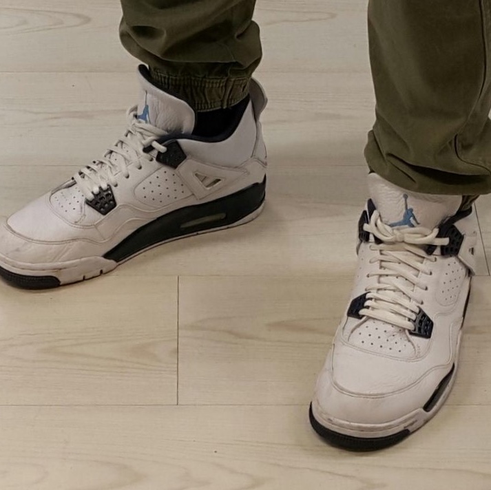 Jordan 4 Retro Columbia 2015 착용 스타일