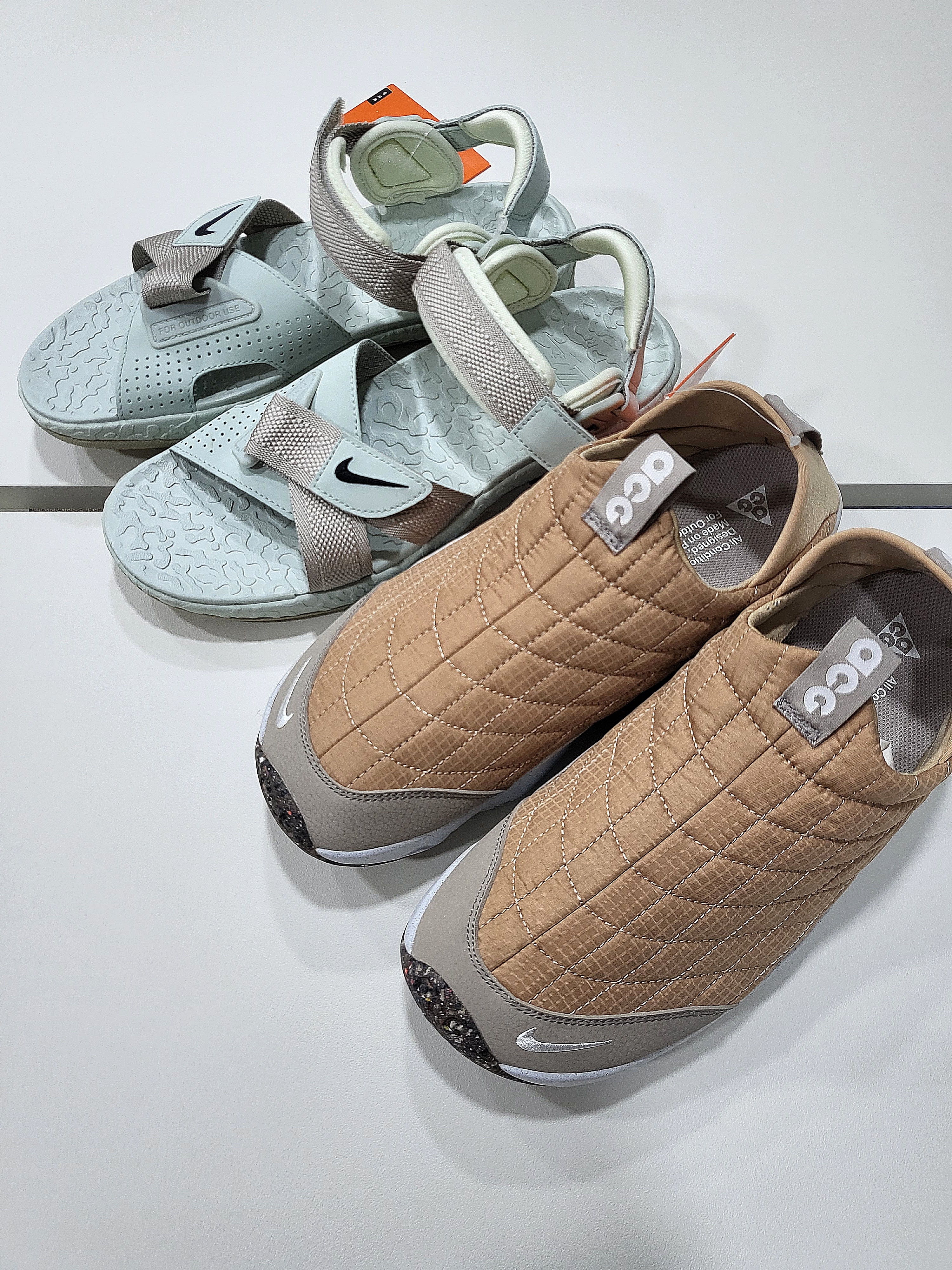 Nike ACG Moc 3.5 Hemp, Nike ACG Air Deschutz+ Cream 착용 스타일