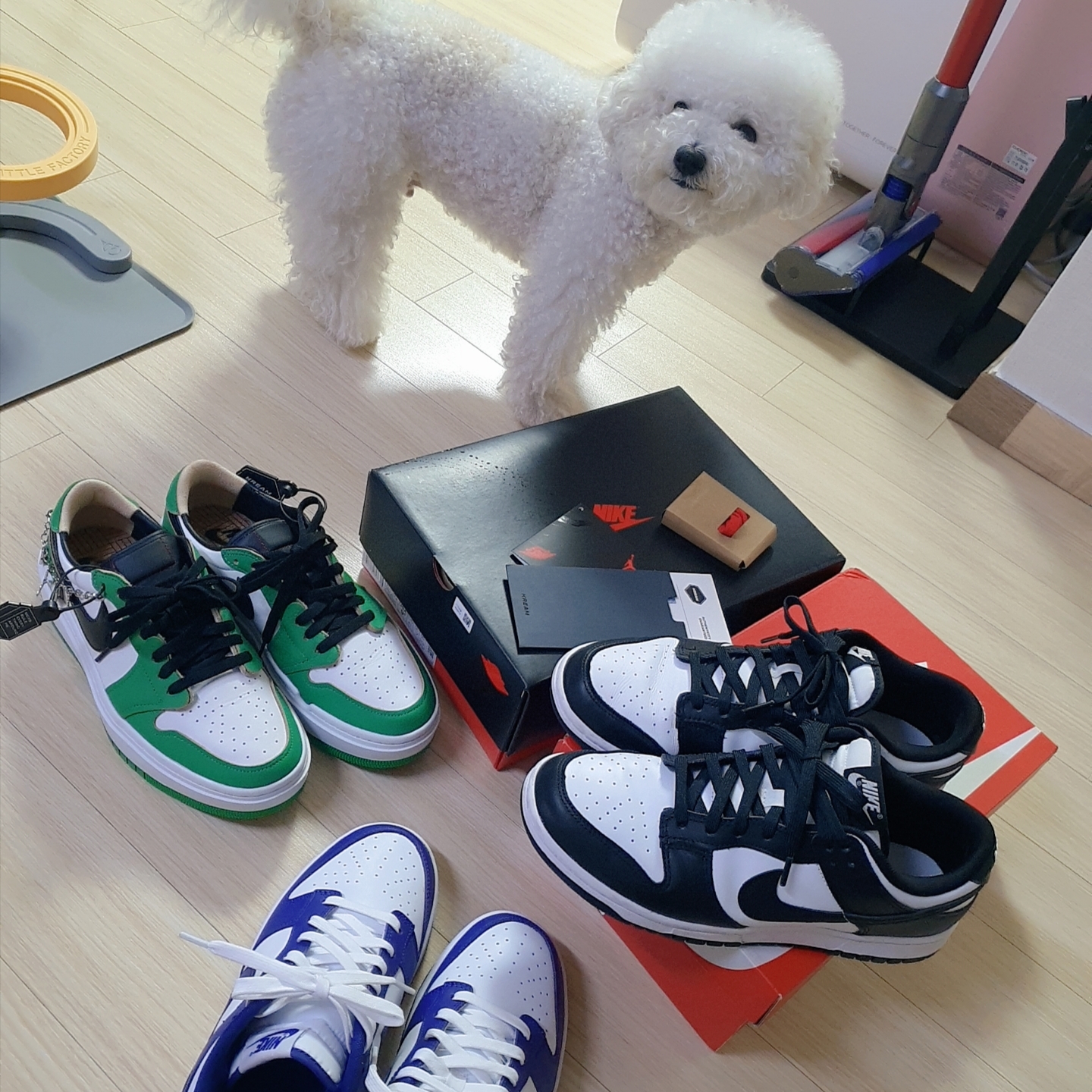 (W) Jordan 1 Elevate Low SE Lucky Green 착용 스타일 - 2