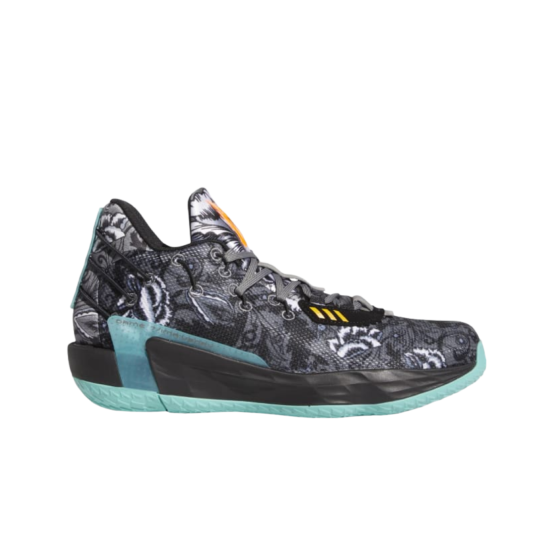 아디다스 데임 7 GCA 코어 블랙 에시드 민트(Adidas Dame 7 GCA Core Black Acid Mint)