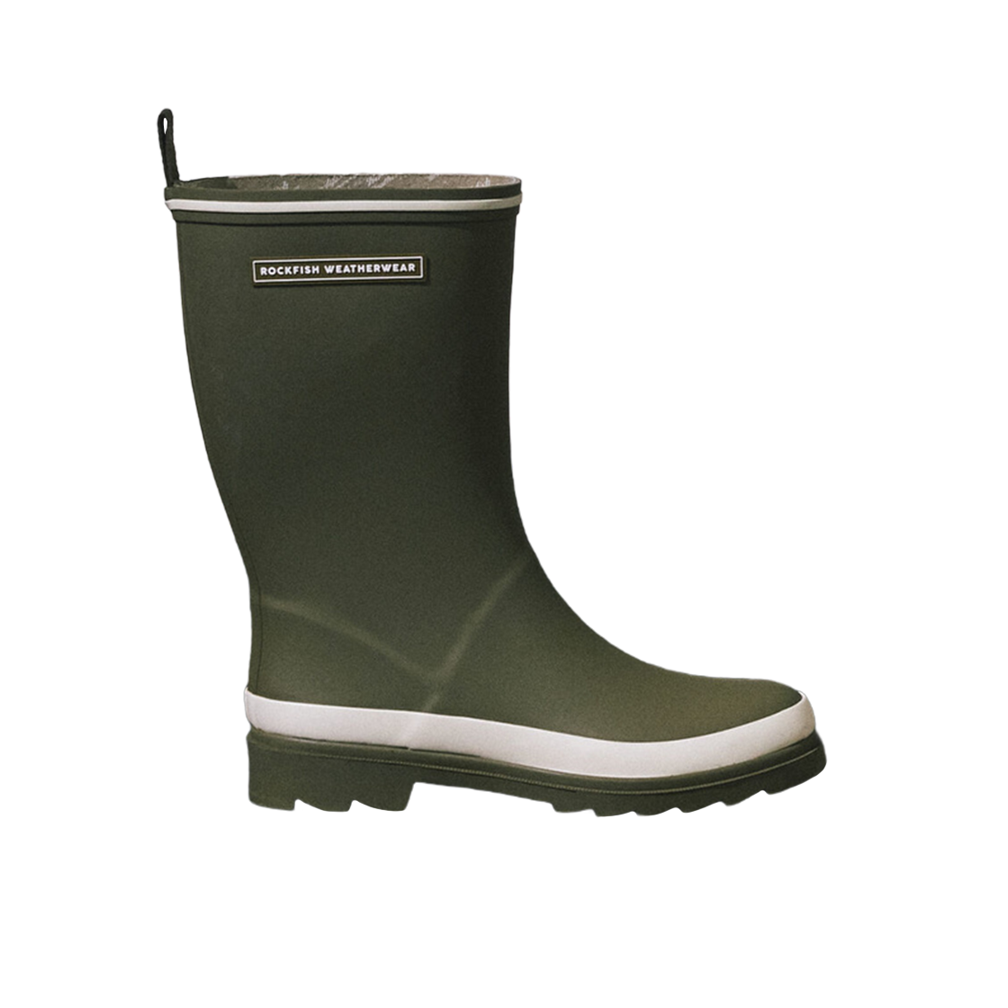 (W) 락피쉬웨더웨어 로웬 미들 레인 부츠 올리브((W) Rockfishweatherwear Lowen Middle Rain Boots Olive) - 1