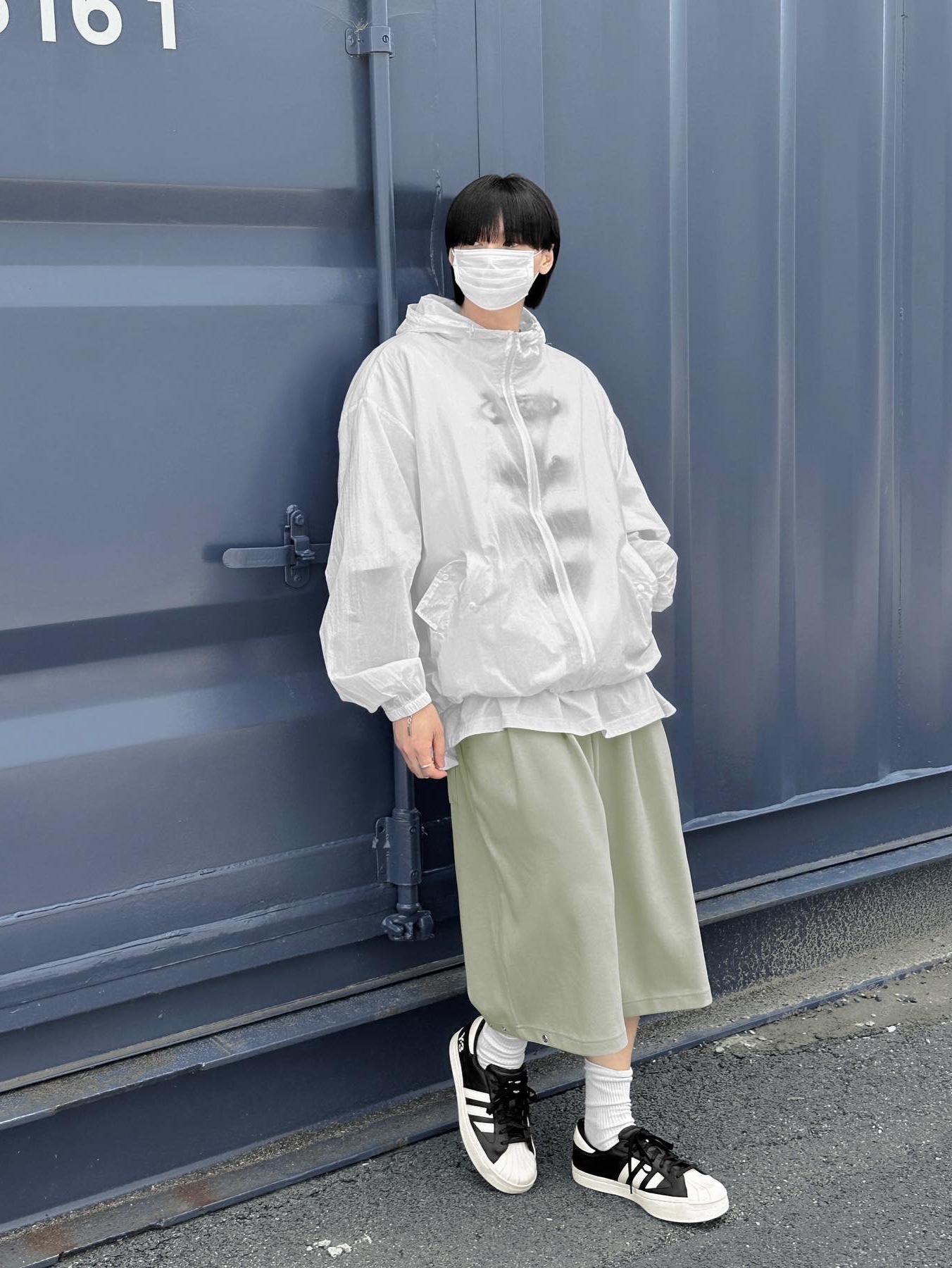 Y-3 Yohji Star Black White 착용 스타일 - 1