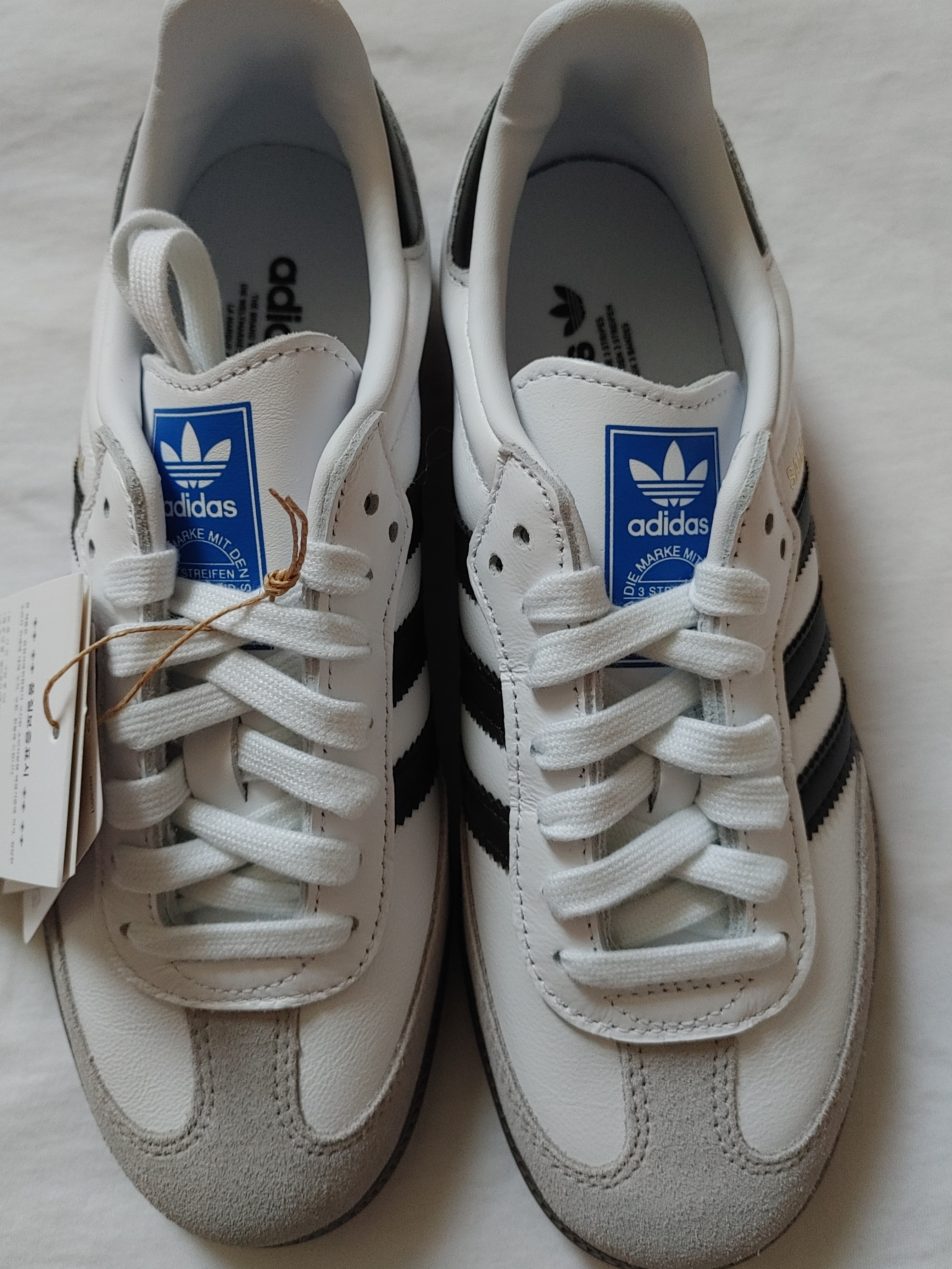 Adidas Samba OG Cloud White 착용 스타일