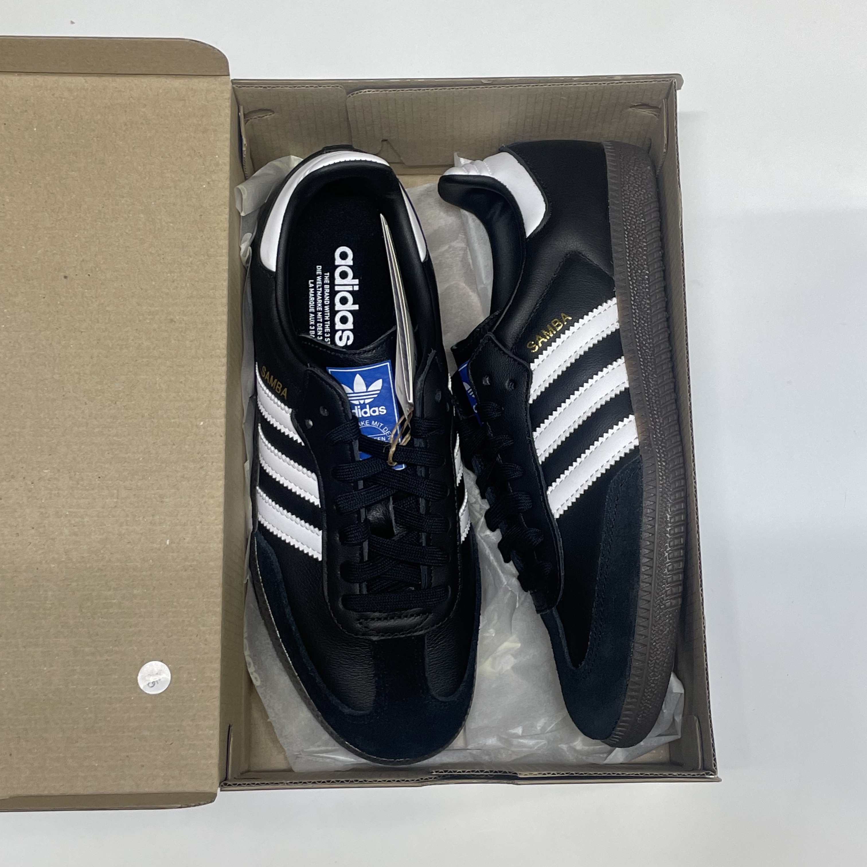 Adidas Samba Vegan White Black, Adidas Samba OG Black White Gum 착용 스타일 - 2