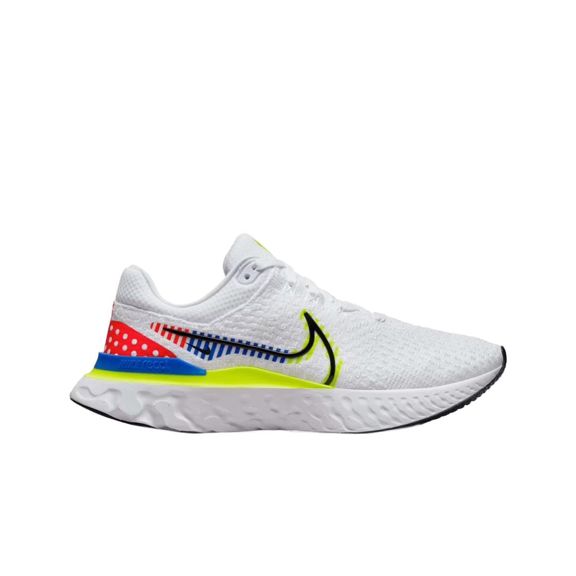 나이키 리액트 인피니티 런 플라이니트 3 프리미엄 화이트 플로레슨트 옐로우(Nike React Infinity Run Flyknit 3 PRM White Fluorescent Yellow)
