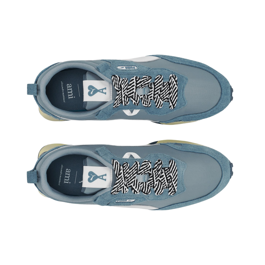 푸마 x 아미 라이더 FV 스텔라 화이트 페이디드 데님(Puma x AMI Rider FV Stellar White Faded Denim) - 4