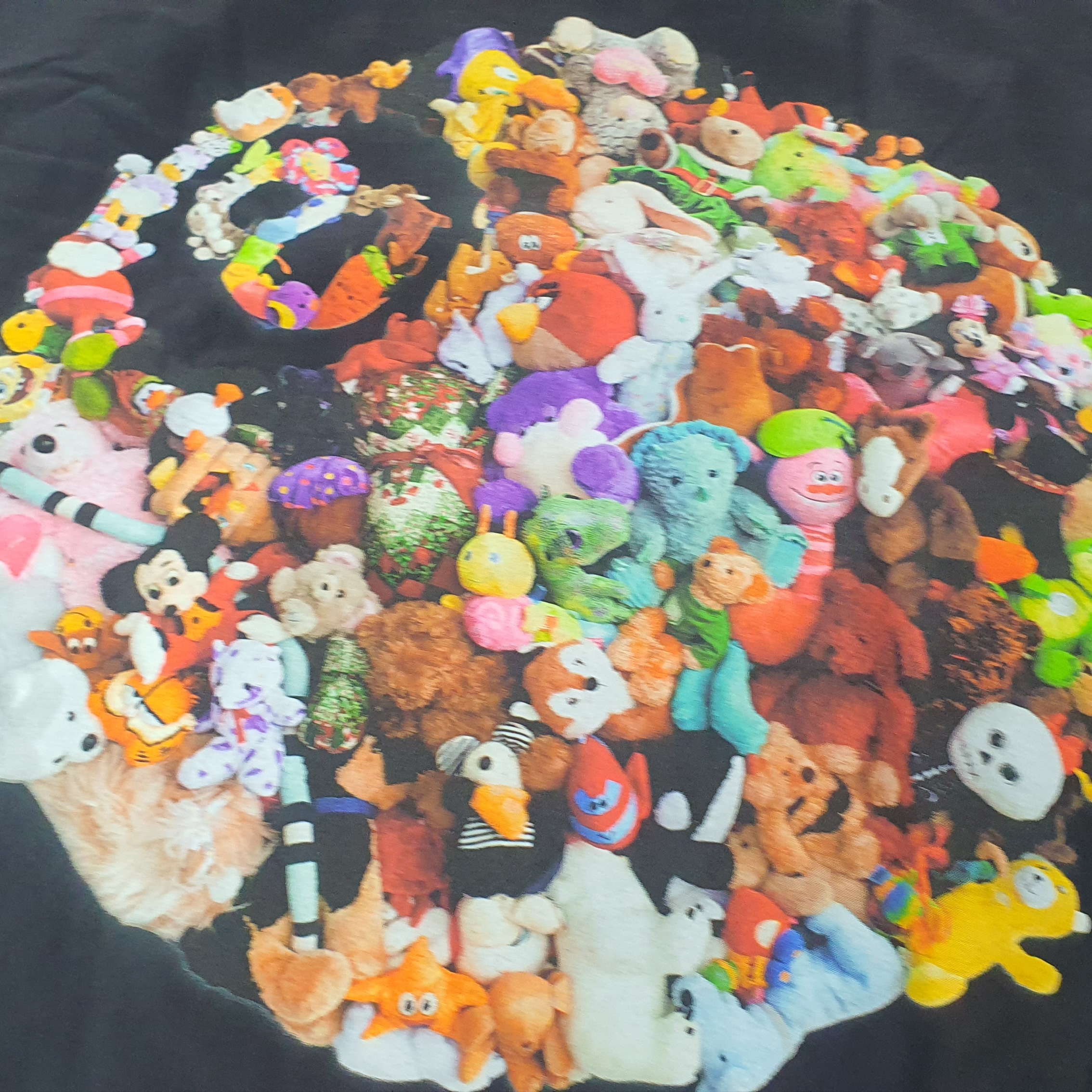 Stussy Plush T-Shirt Black 착용 스타일 - 1