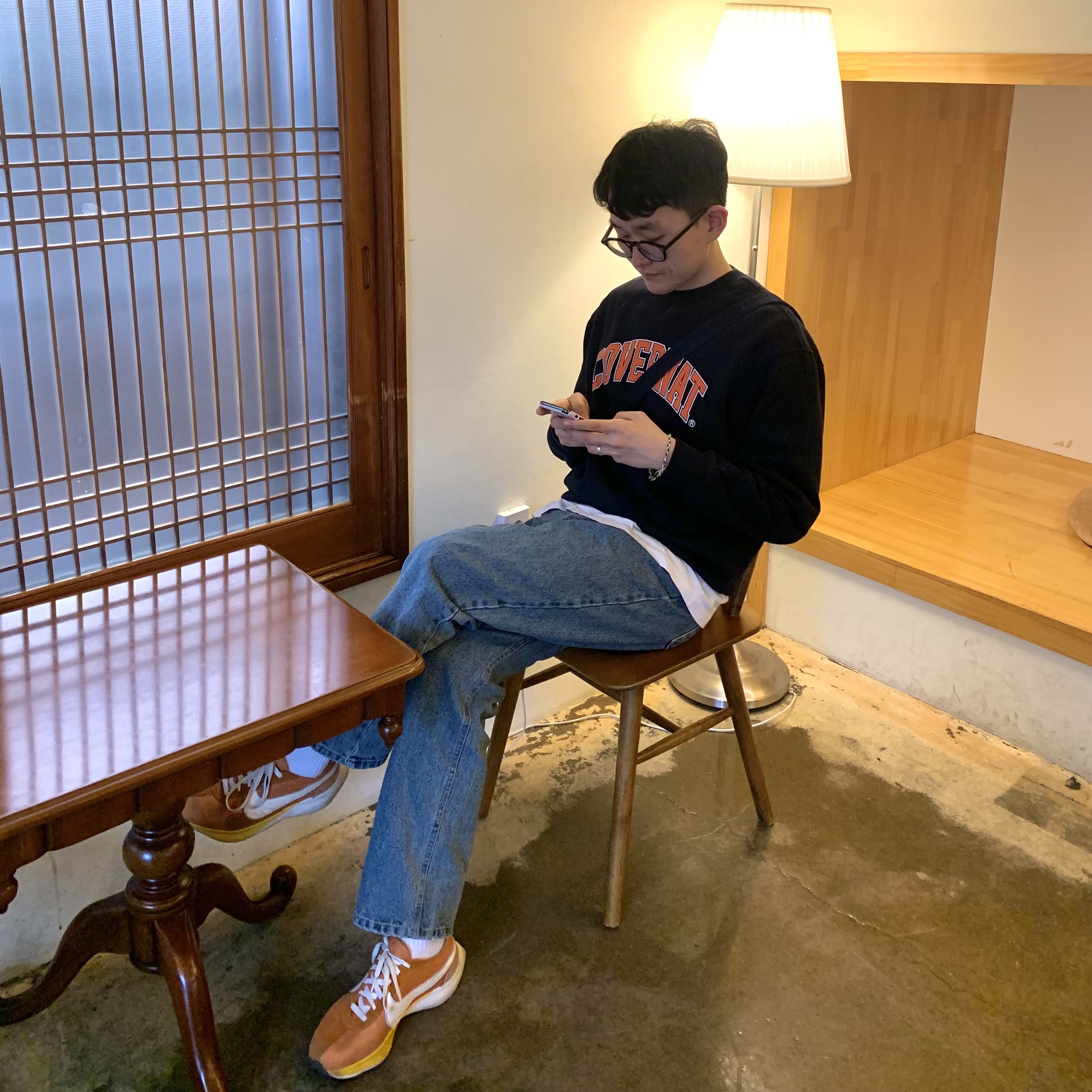 Nike Moon Racer Monarch 착용 스타일
