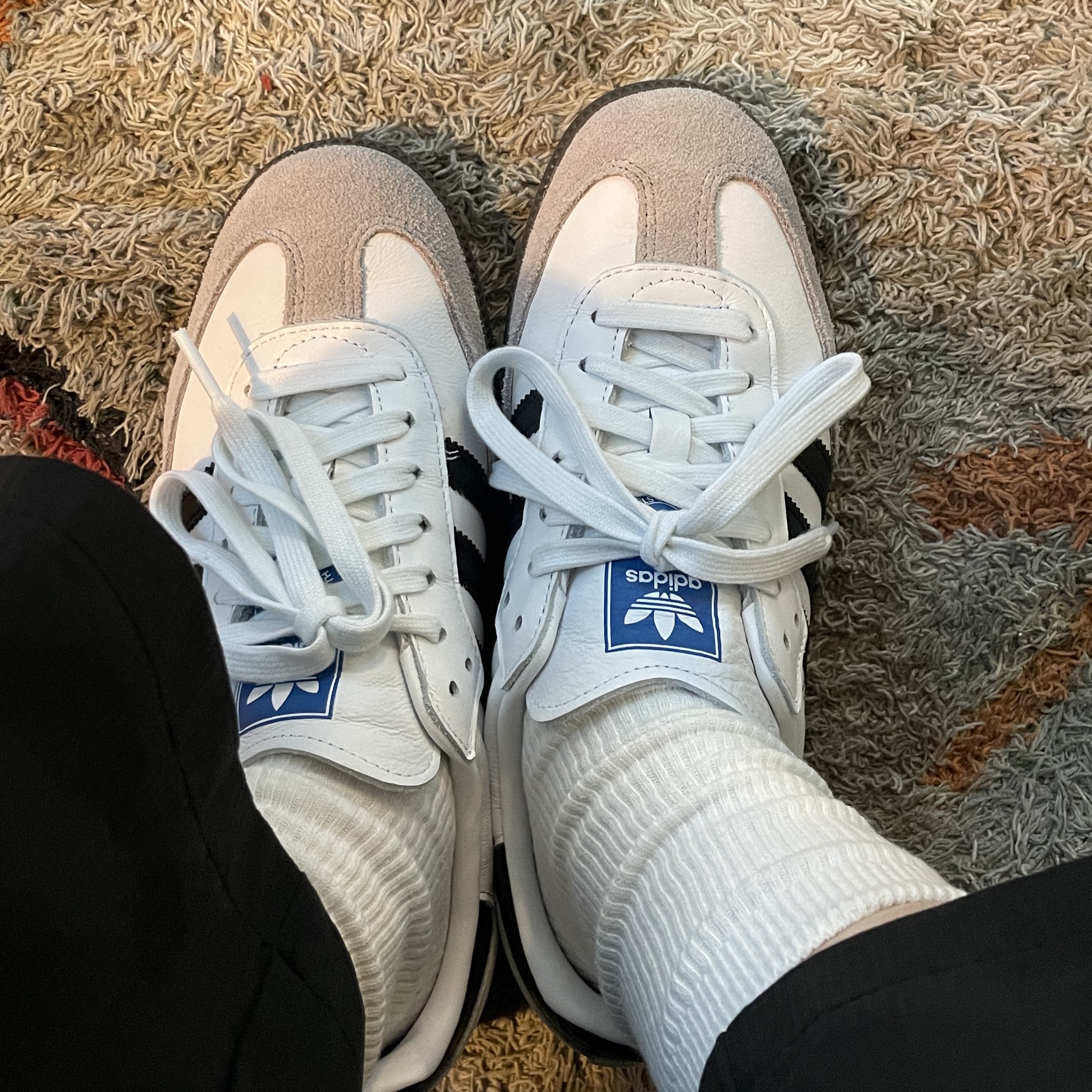 Adidas Samba OG Cloud White 착용 스타일