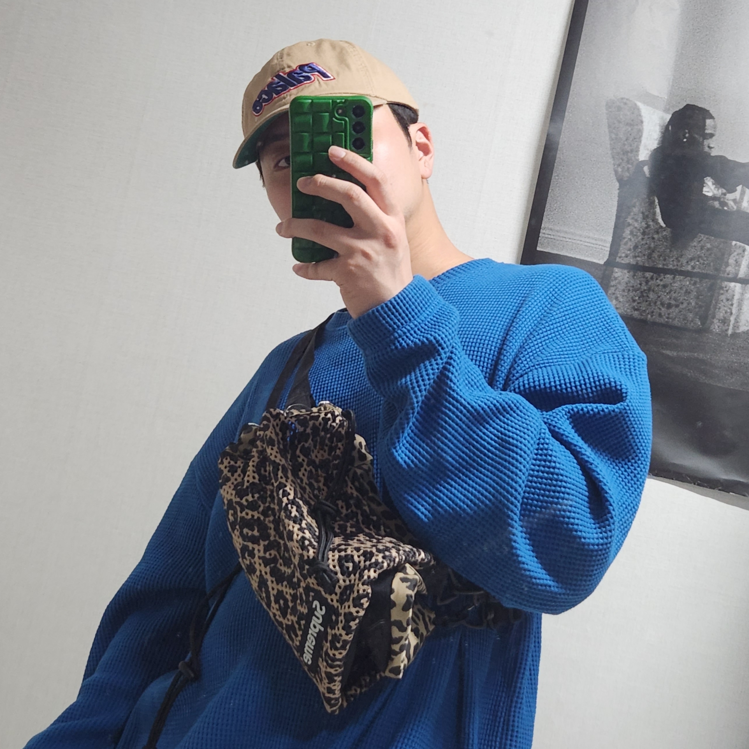 Supreme Mesh Small Backpack Leopard - 23SS, Palace Lowercase 6-Panel Tan - 22FW 착용 스타일 - 2