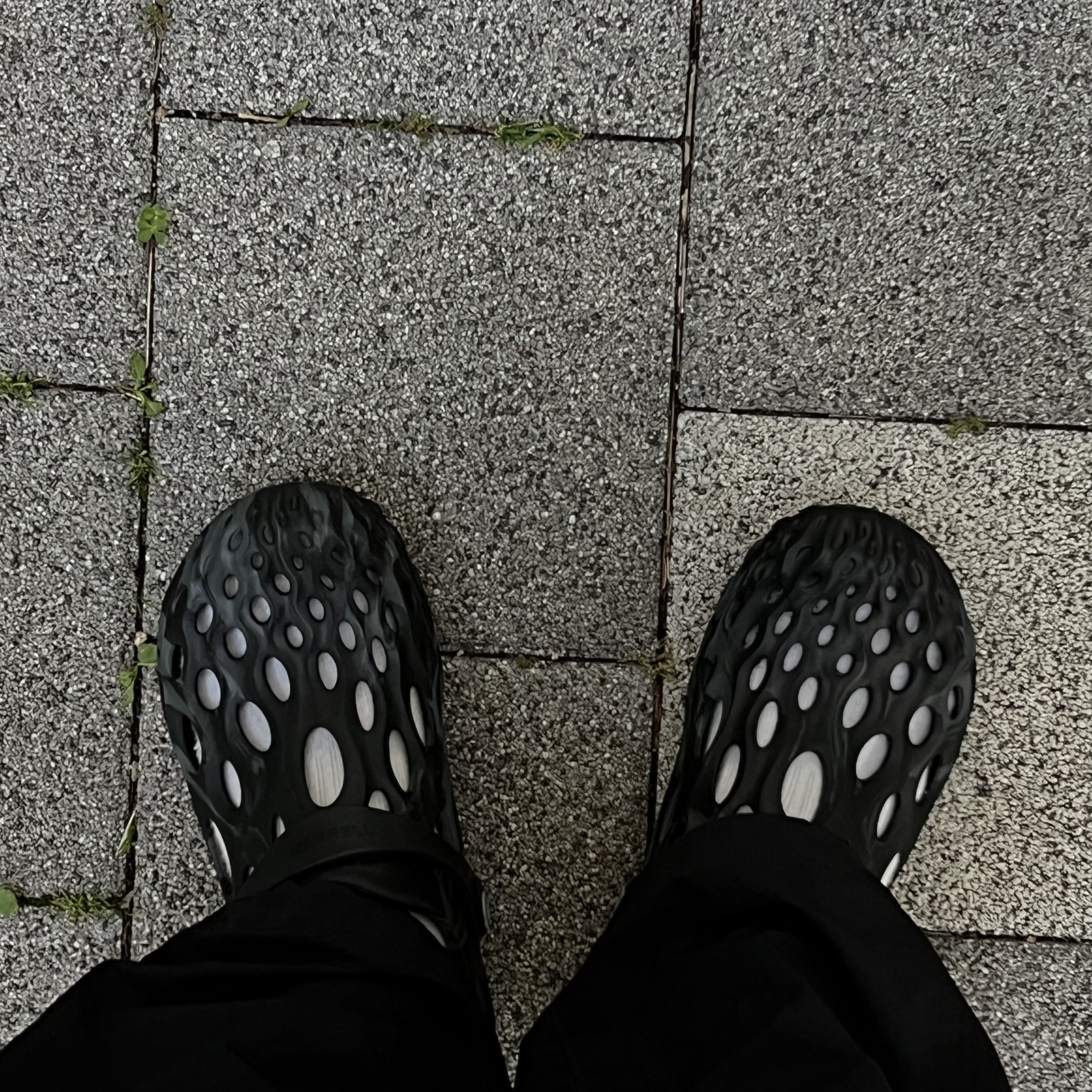 (W) Merrell Hydro Moc Black 착용 스타일