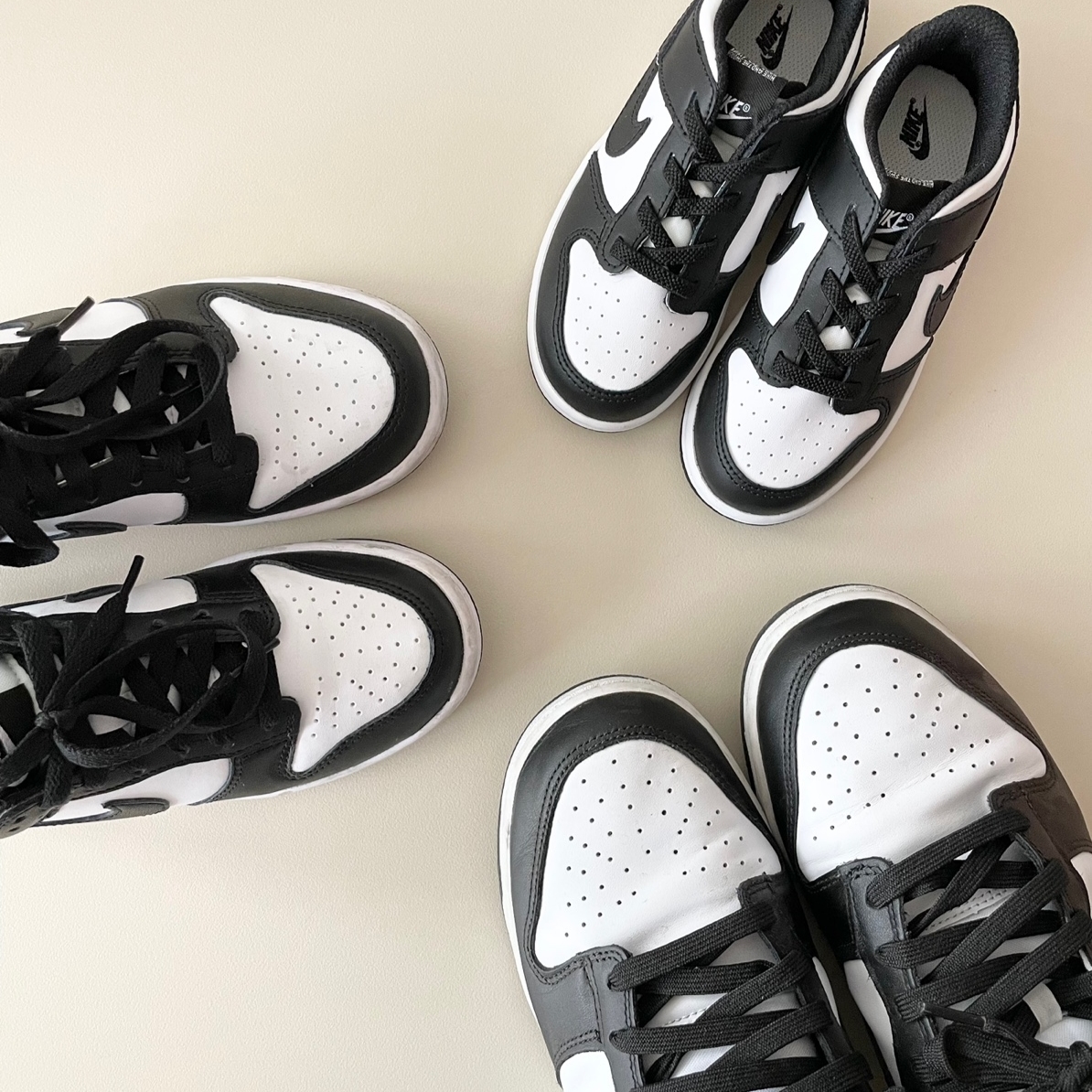Nike Dunk Low Retro Black, (GS) Nike Dunk Low Black 착용 스타일