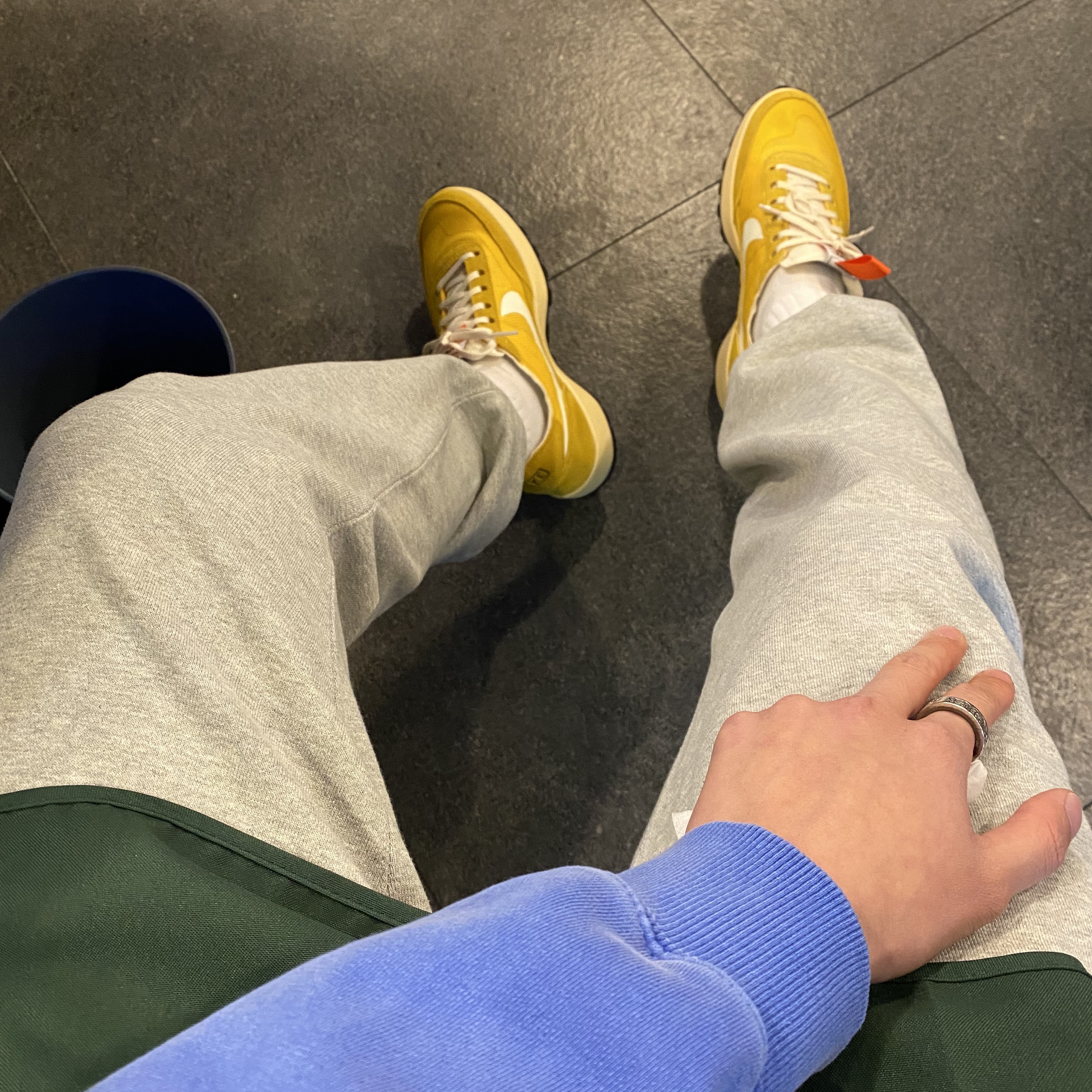 Nike x Tom Sachs General Purpose Shoe Archive, IAB Studio Pigment Hoodie Royal Blue - 22FW 착용 스타일