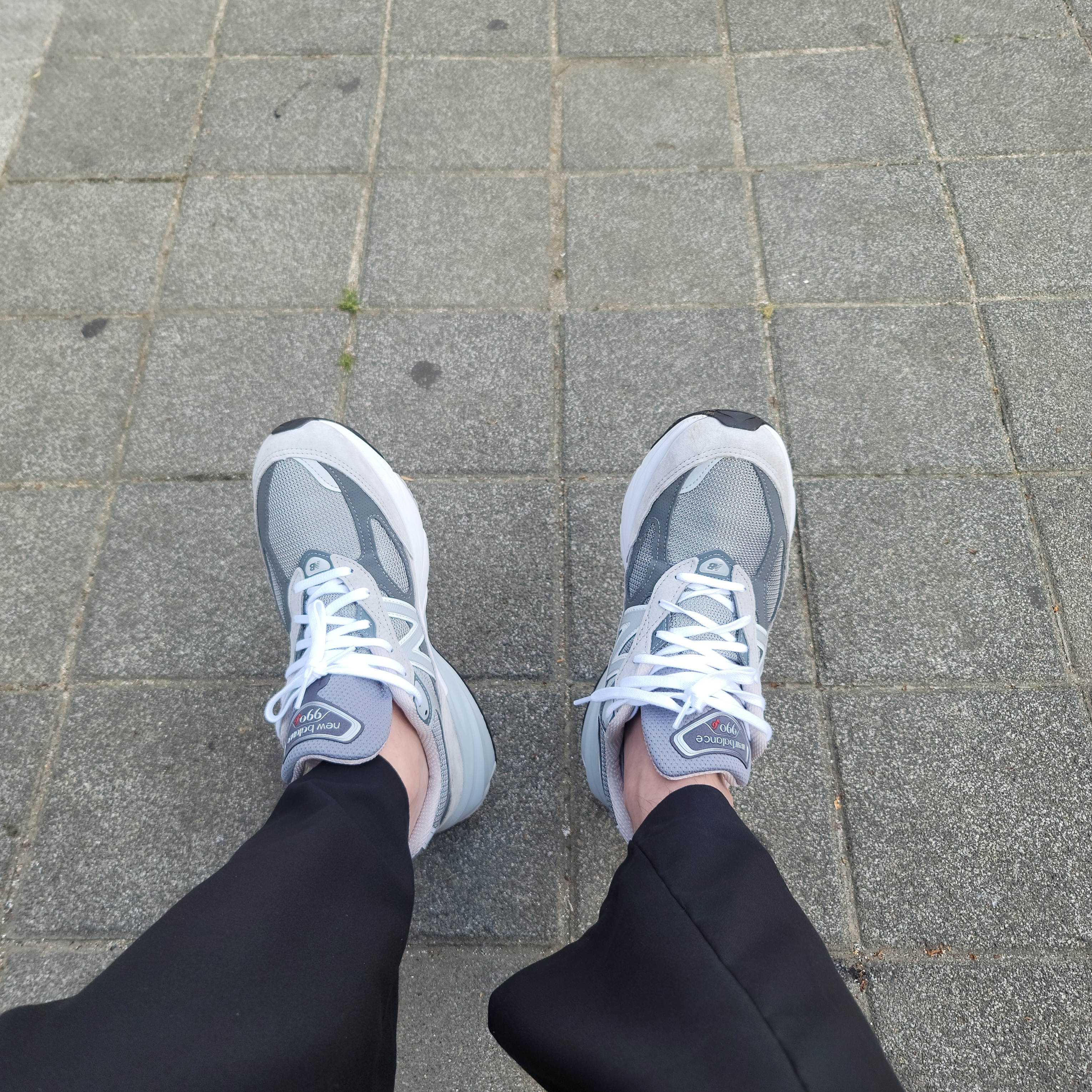 New Balance 990v6 Made in USA Grey - D Standard 착용 스타일