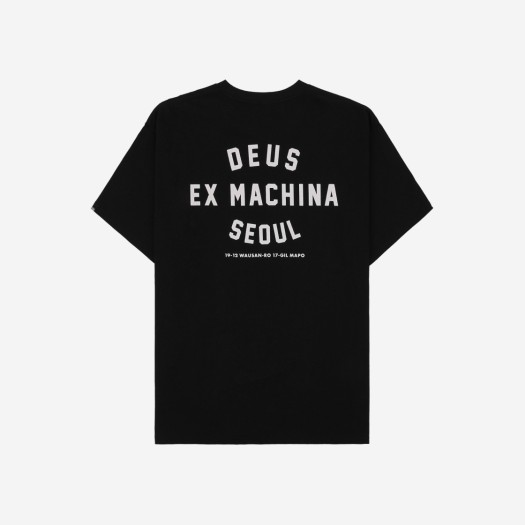 데우스 엑스 마키나 서울 컬리지 티셔츠 블랙
