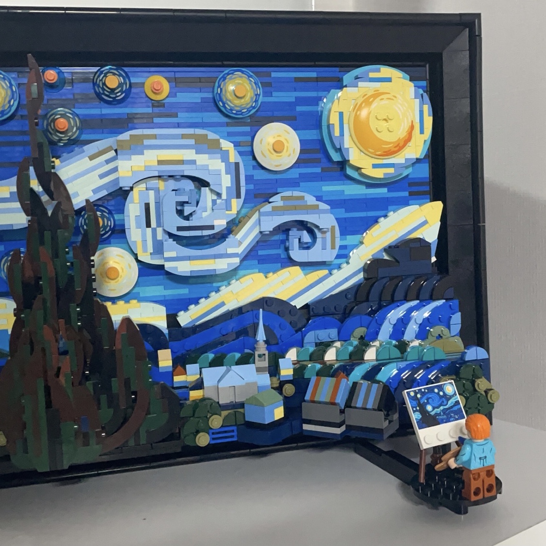 Lego Vincent Van Gogh The Starry Night 착용 스타일